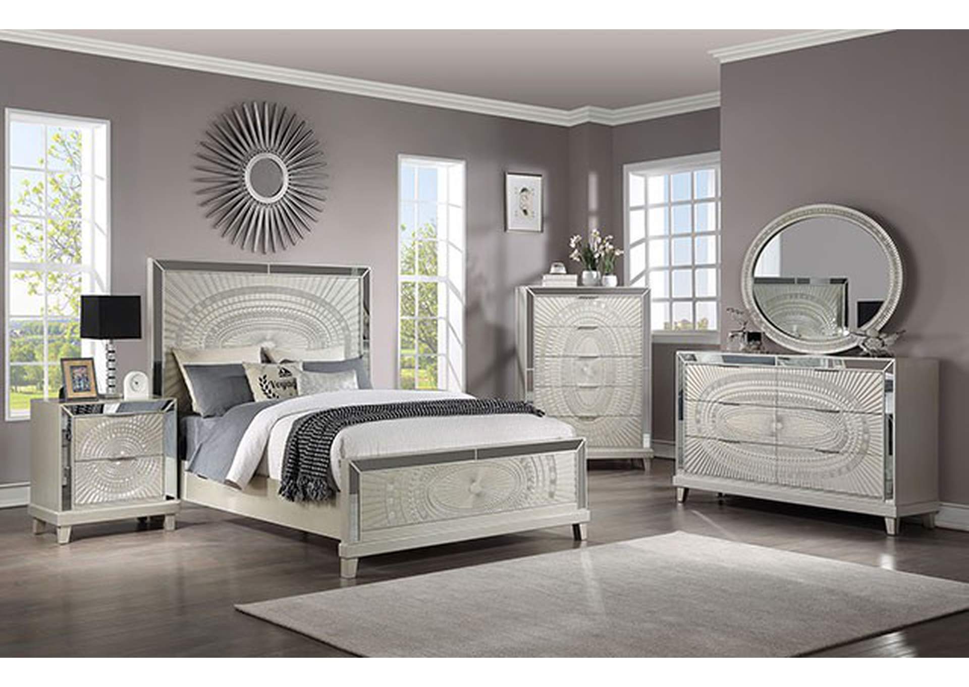 Valletta Queen Bed,Furniture of America