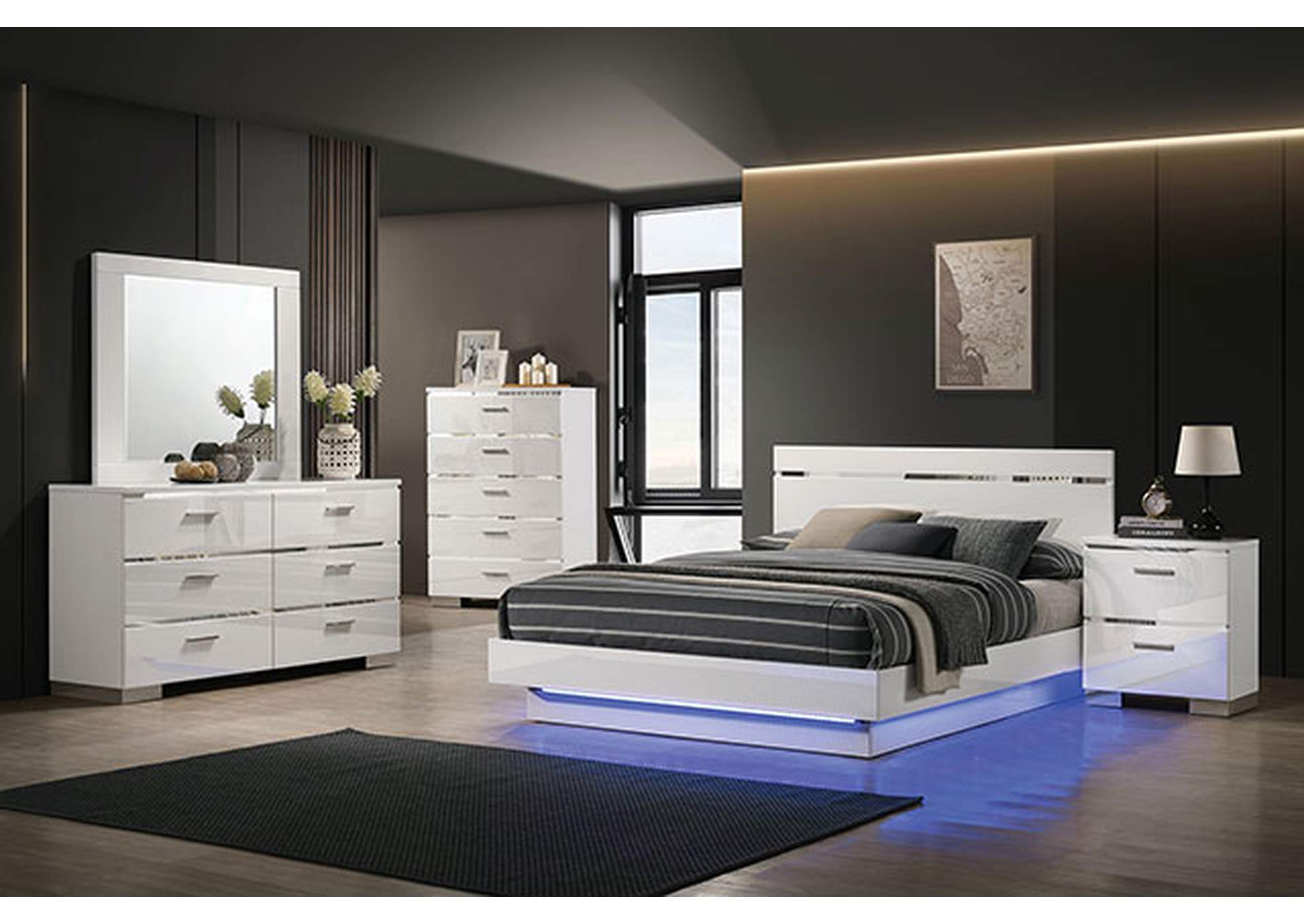 Erlach Bed,Furniture of America
