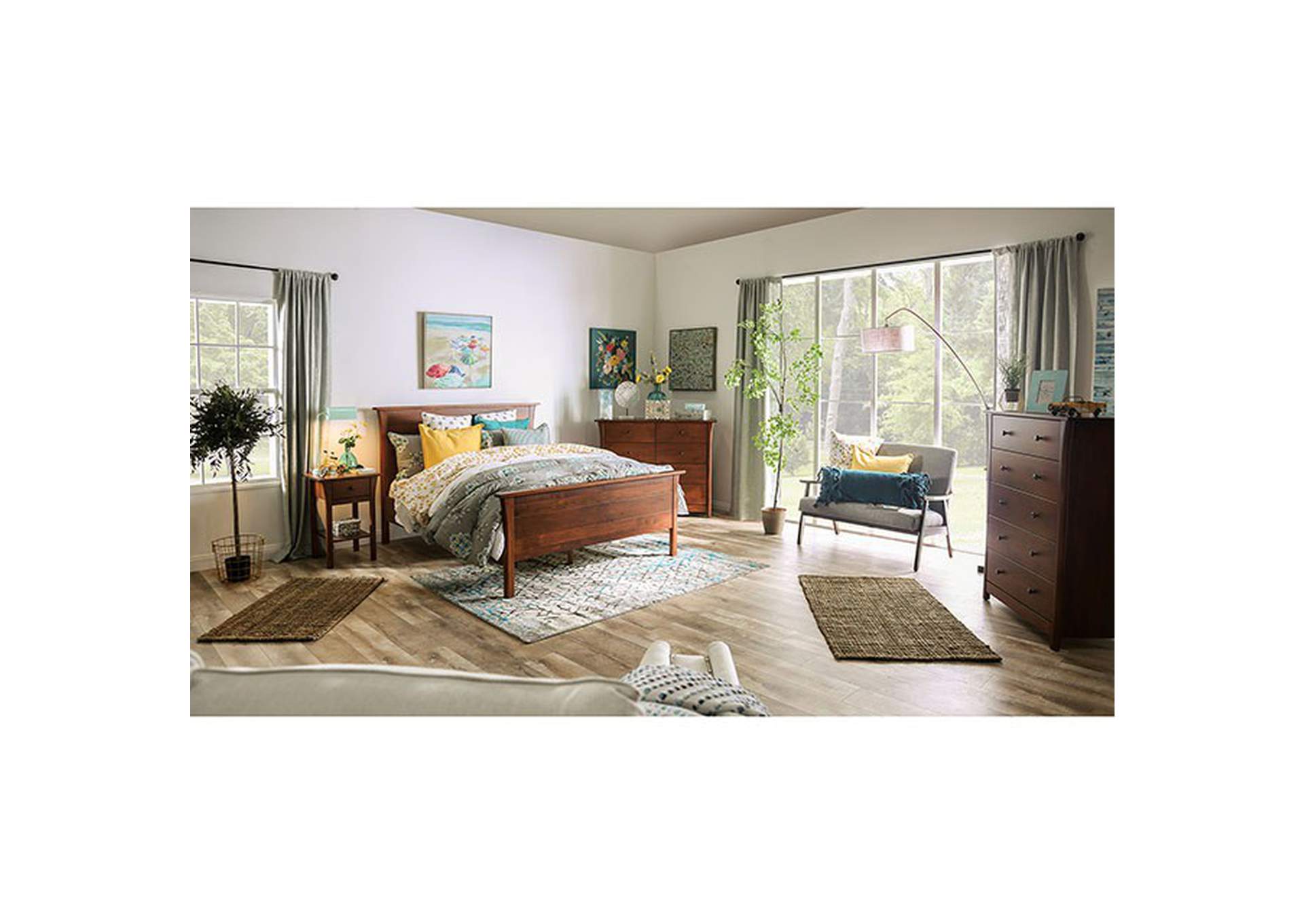 Keizer E.King Bed,Furniture of America