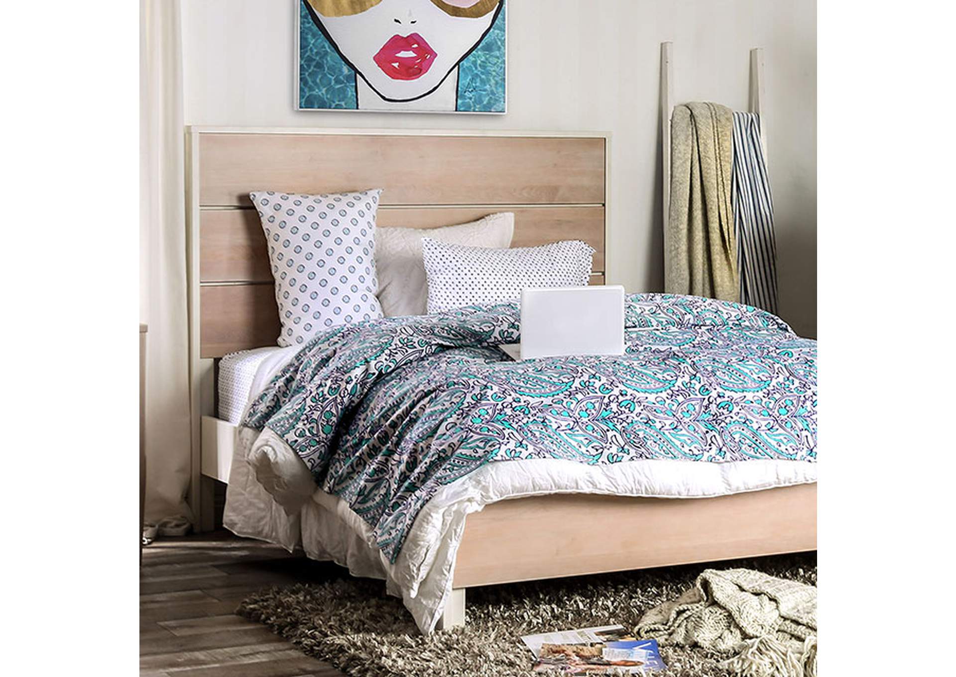 Roseburg Bed,Furniture of America