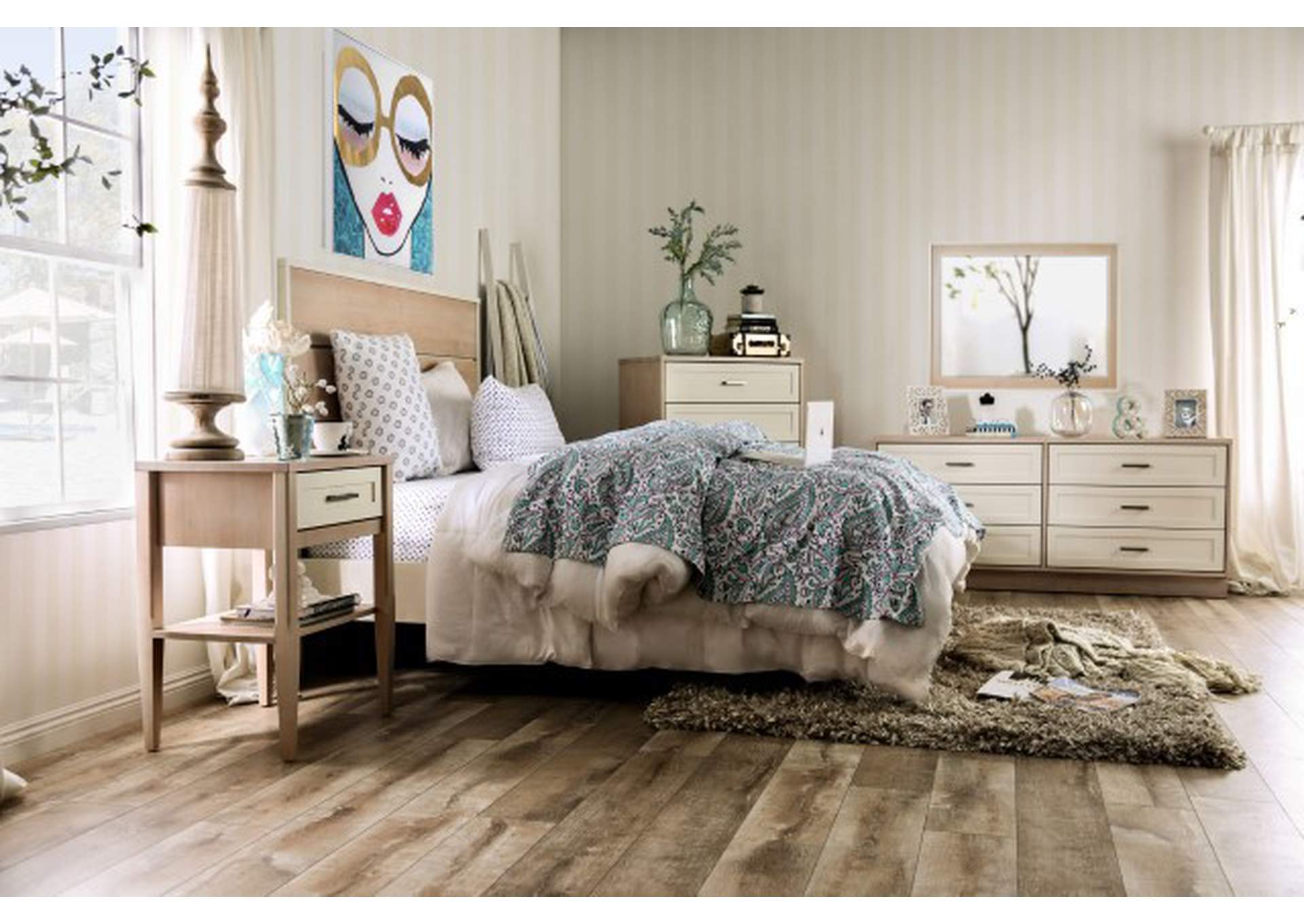 Roseburg Bed,Furniture of America