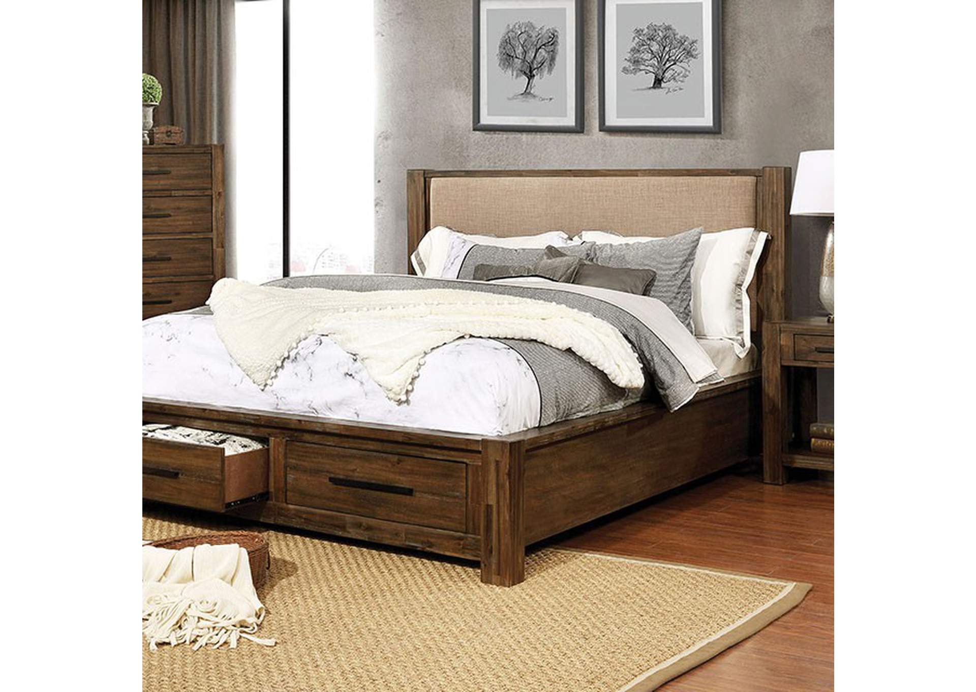 Coney Cal.King Bed,Furniture of America