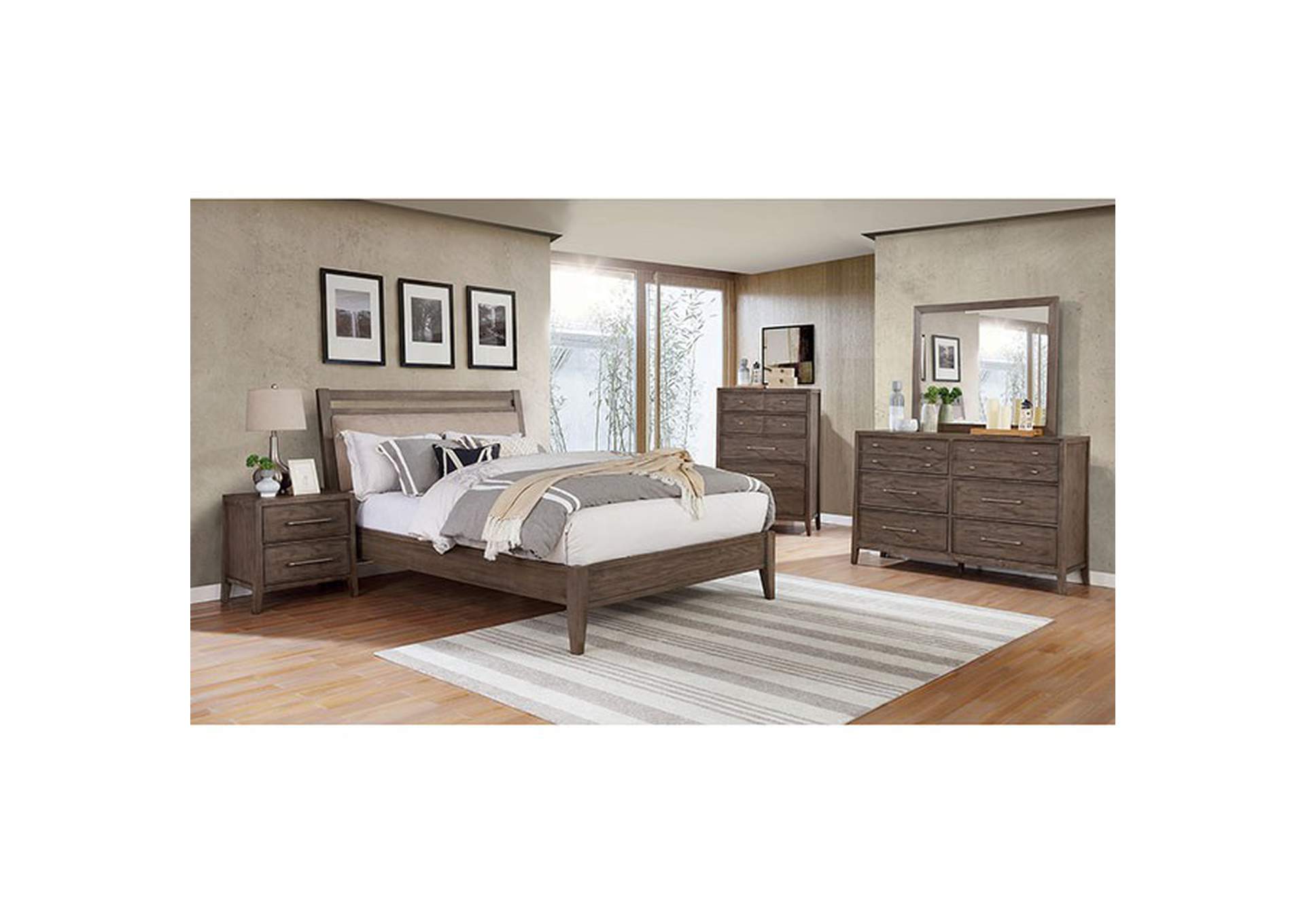 Tawana Cal.King Bed,Furniture of America