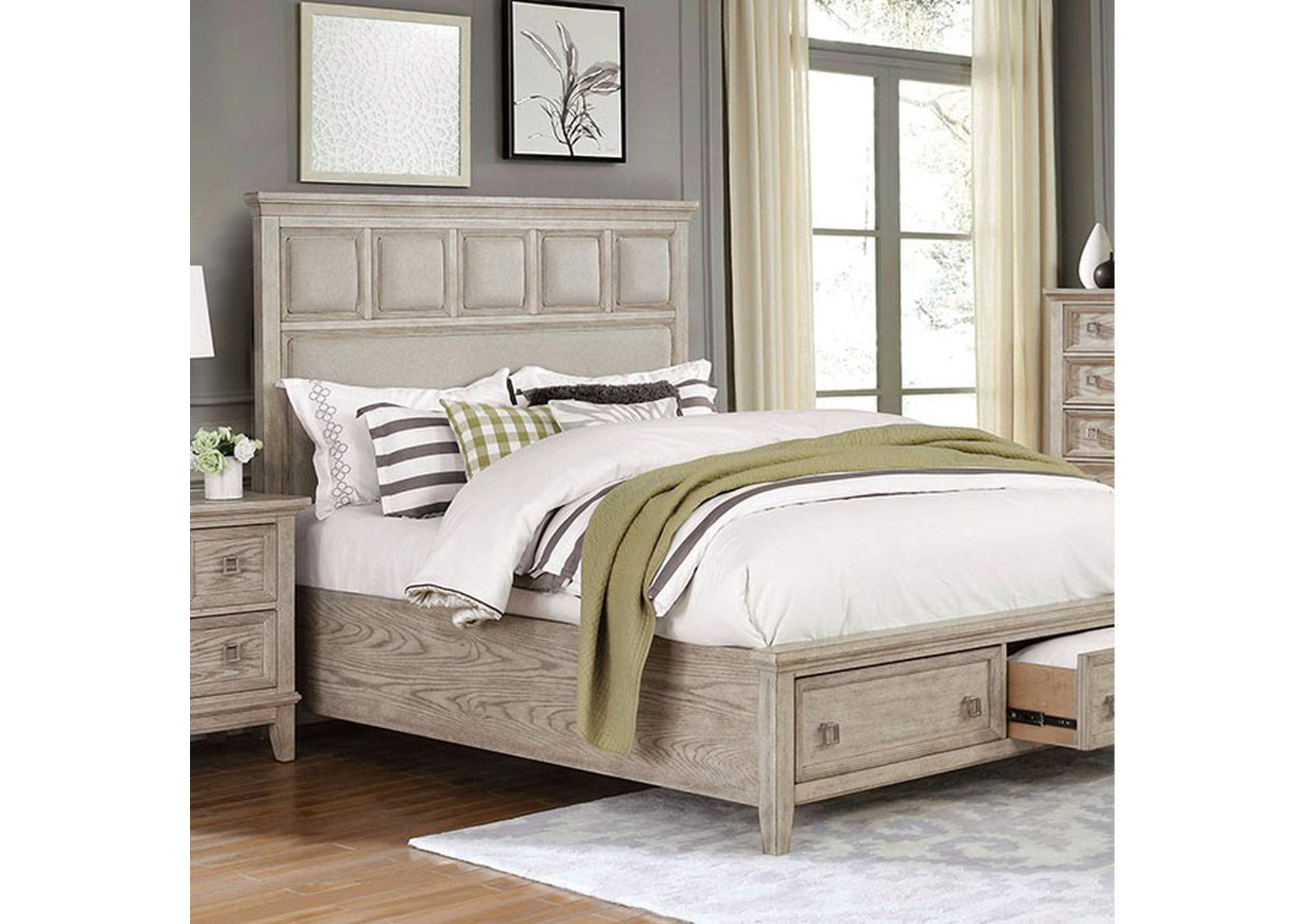 Lillian E.King Bed,Furniture of America
