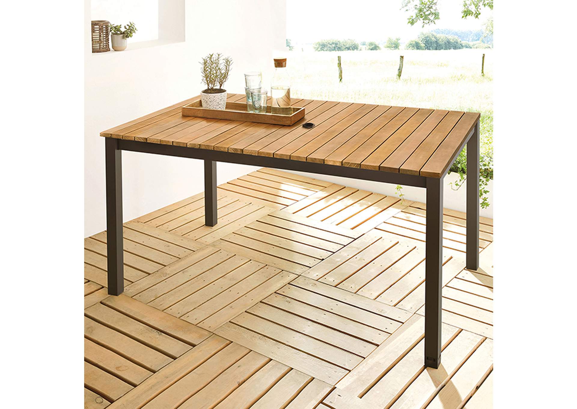 Mackay Patio Dining Table,Furniture of America