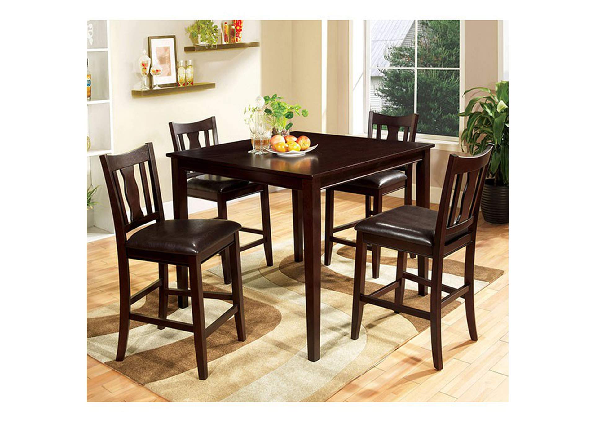 West Creek 5 Pc. Counter Ht. Table Set,Furniture of America