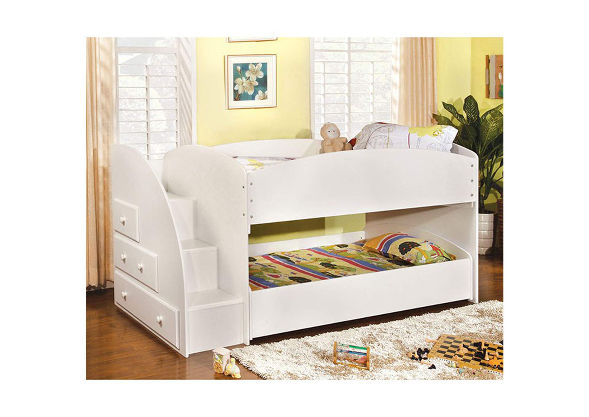 Merritt Twin/Twin Bunk Bed,Furniture of America