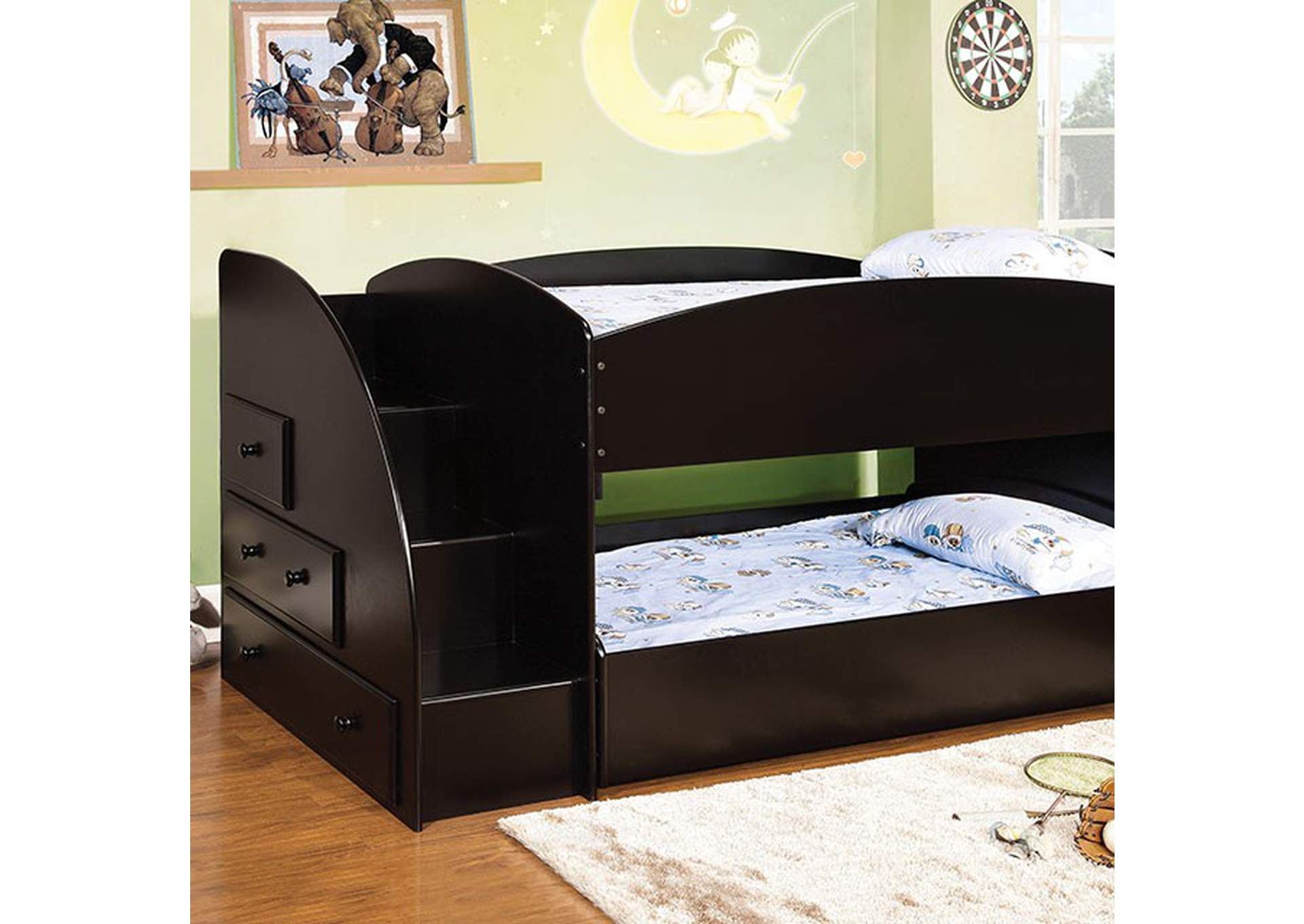 Merritt Twin/Twin Bunk Bed,Furniture of America