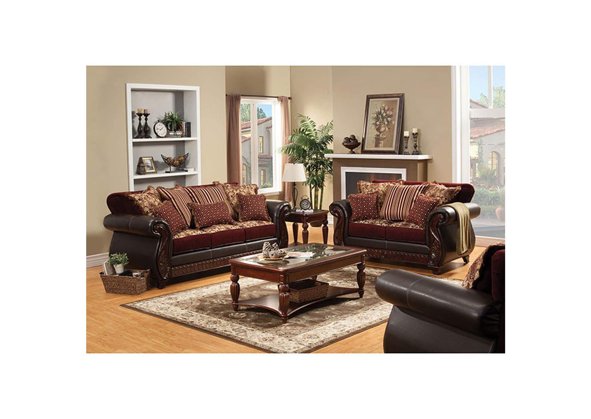 Franklin Love Seat,Furniture of America