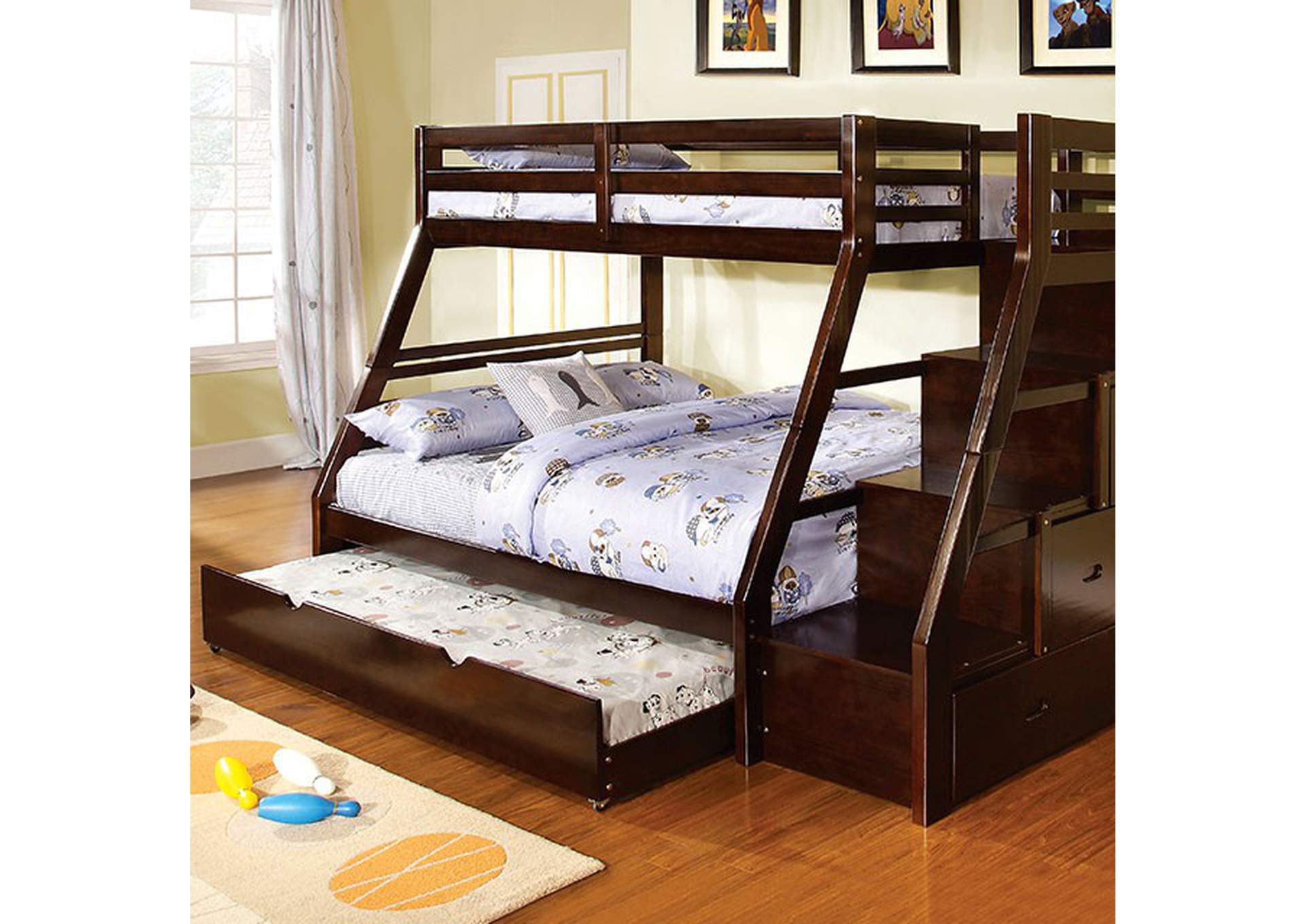 Ellington Twin/Full Bunk Bed,Furniture of America