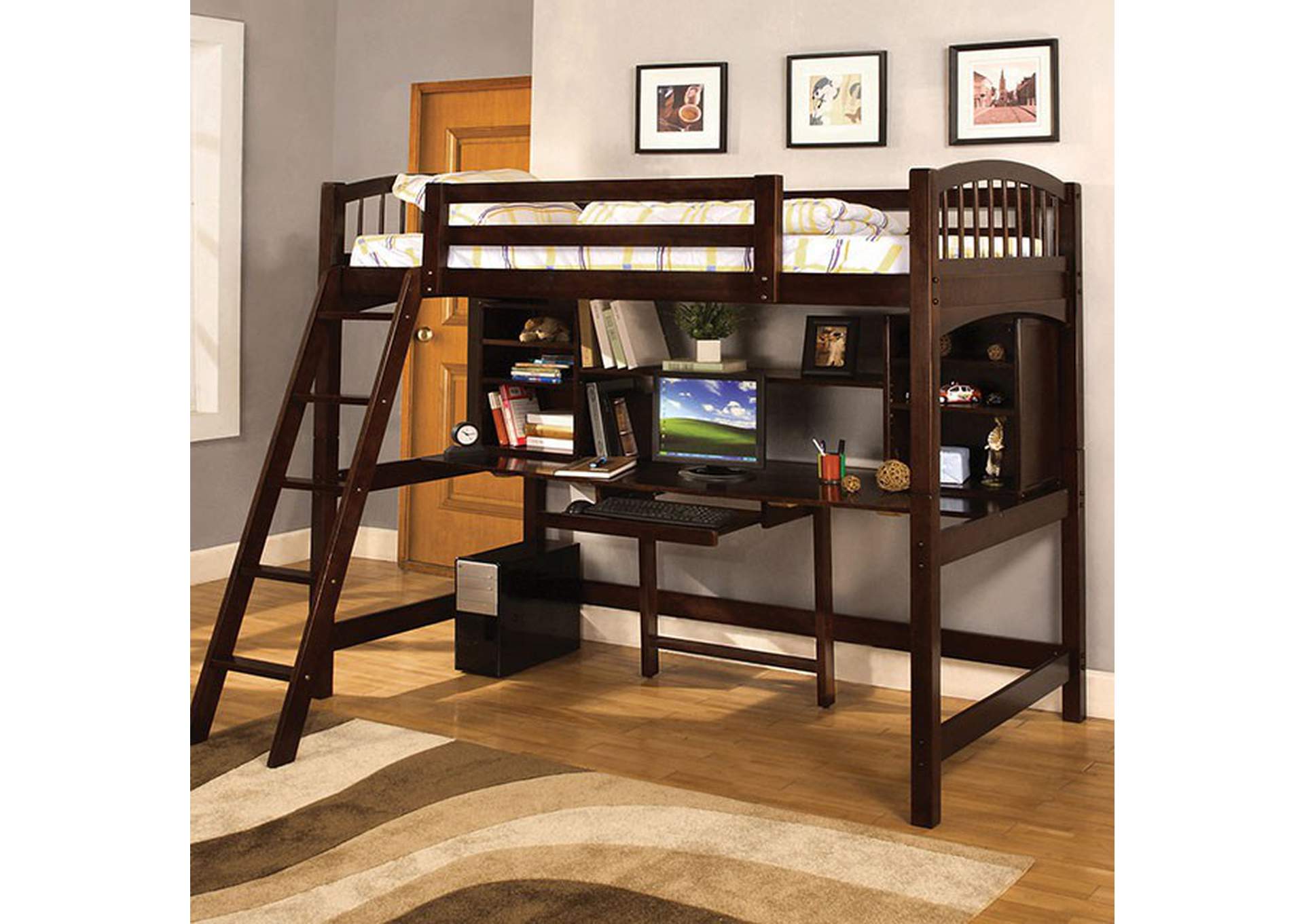 Dakota Ridge Twin Bed/Workstation,Furniture of America
