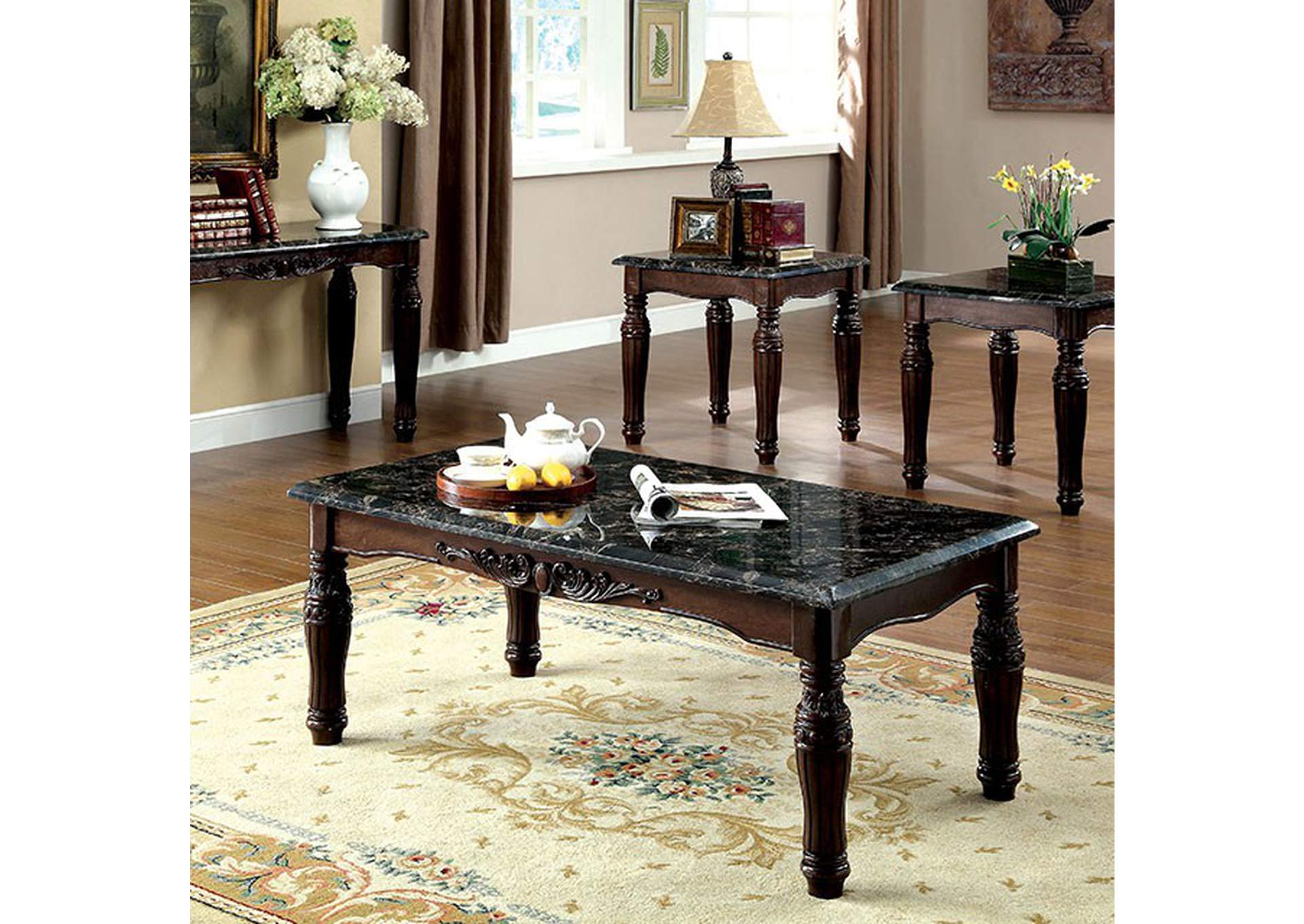 Brampton 3 Pc. Table Set,Furniture of America