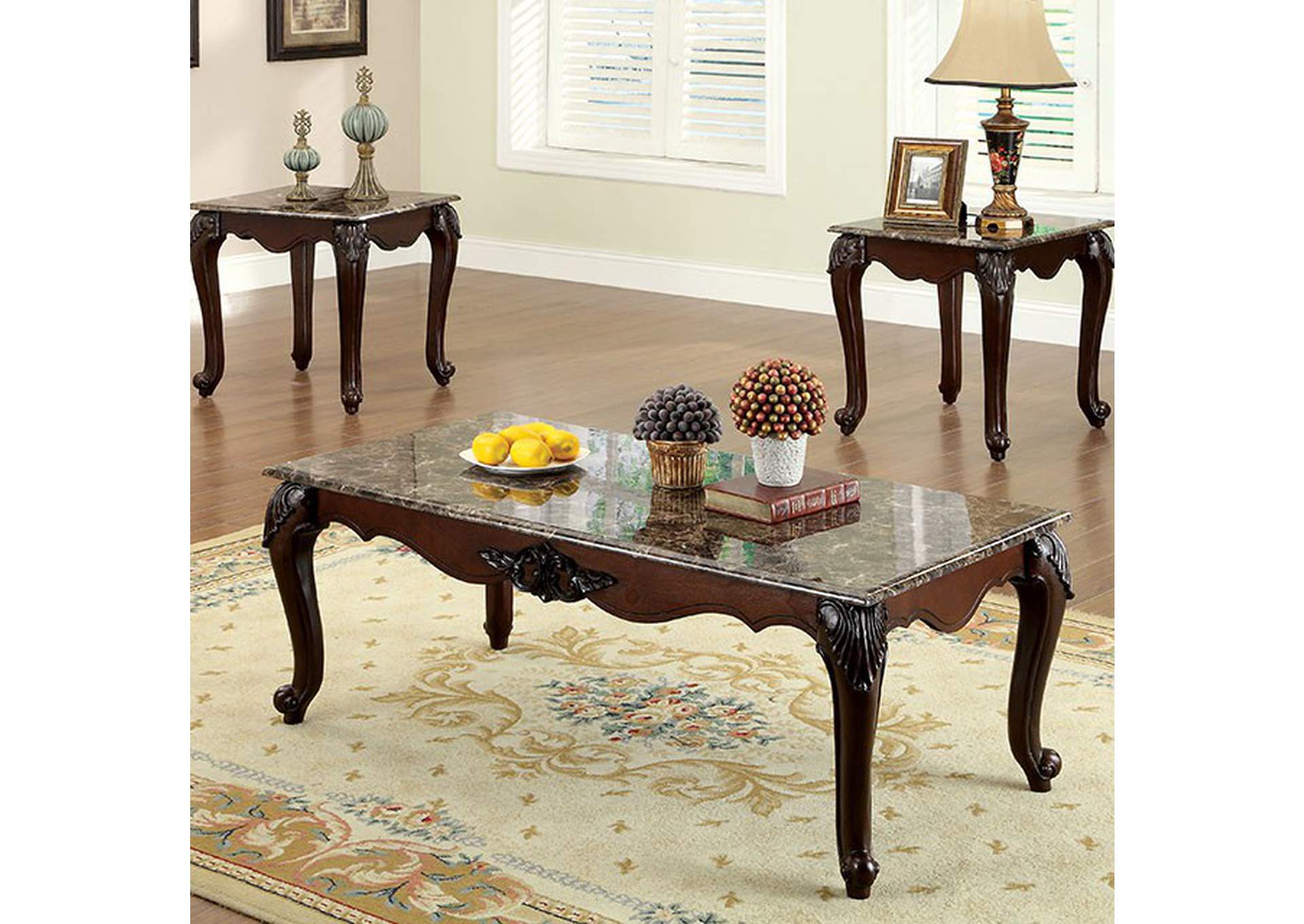 Colchester 3 Pc. Table Set,Furniture of America