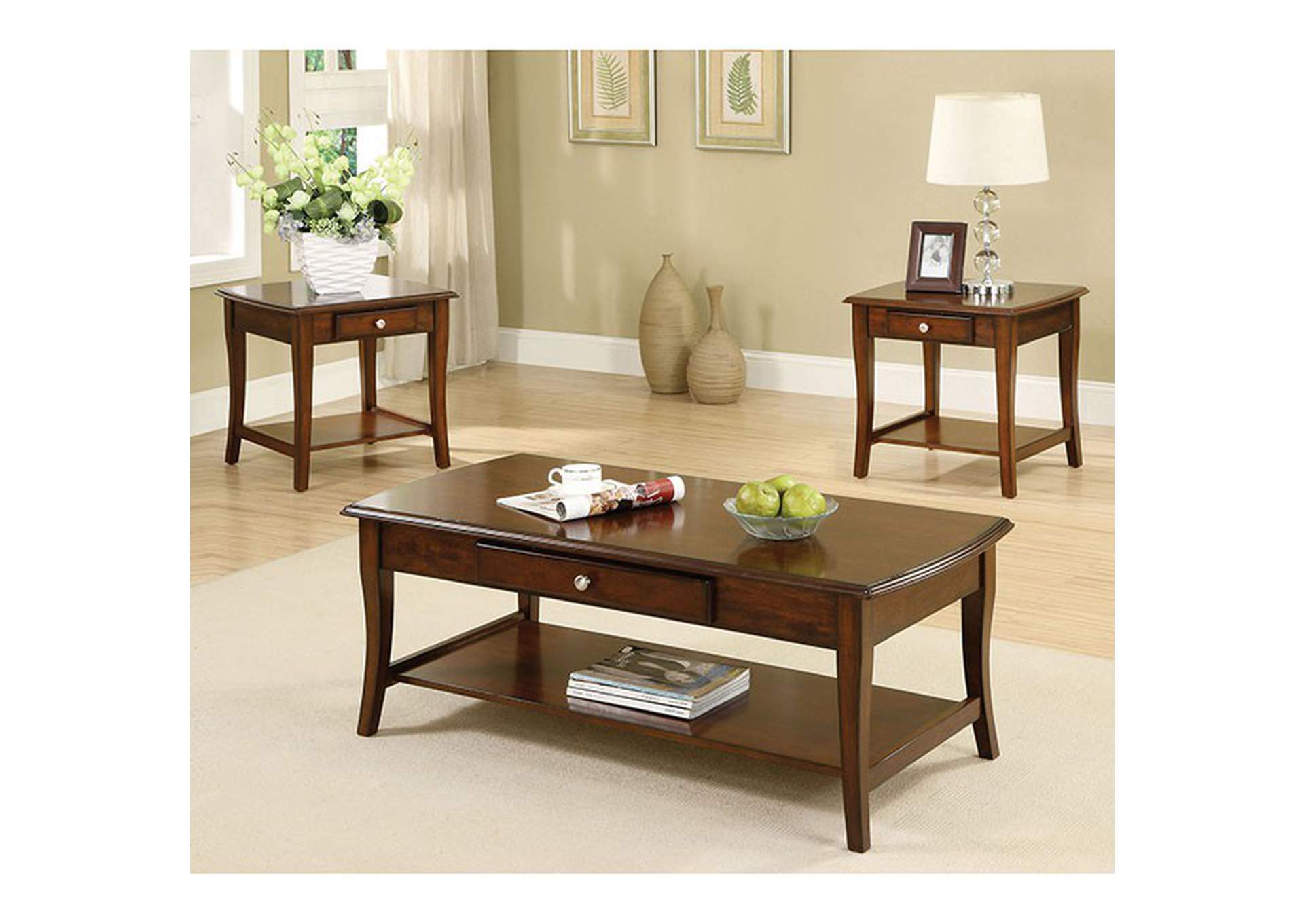 Lincoln Park 3 Pc. Table Set,Furniture of America