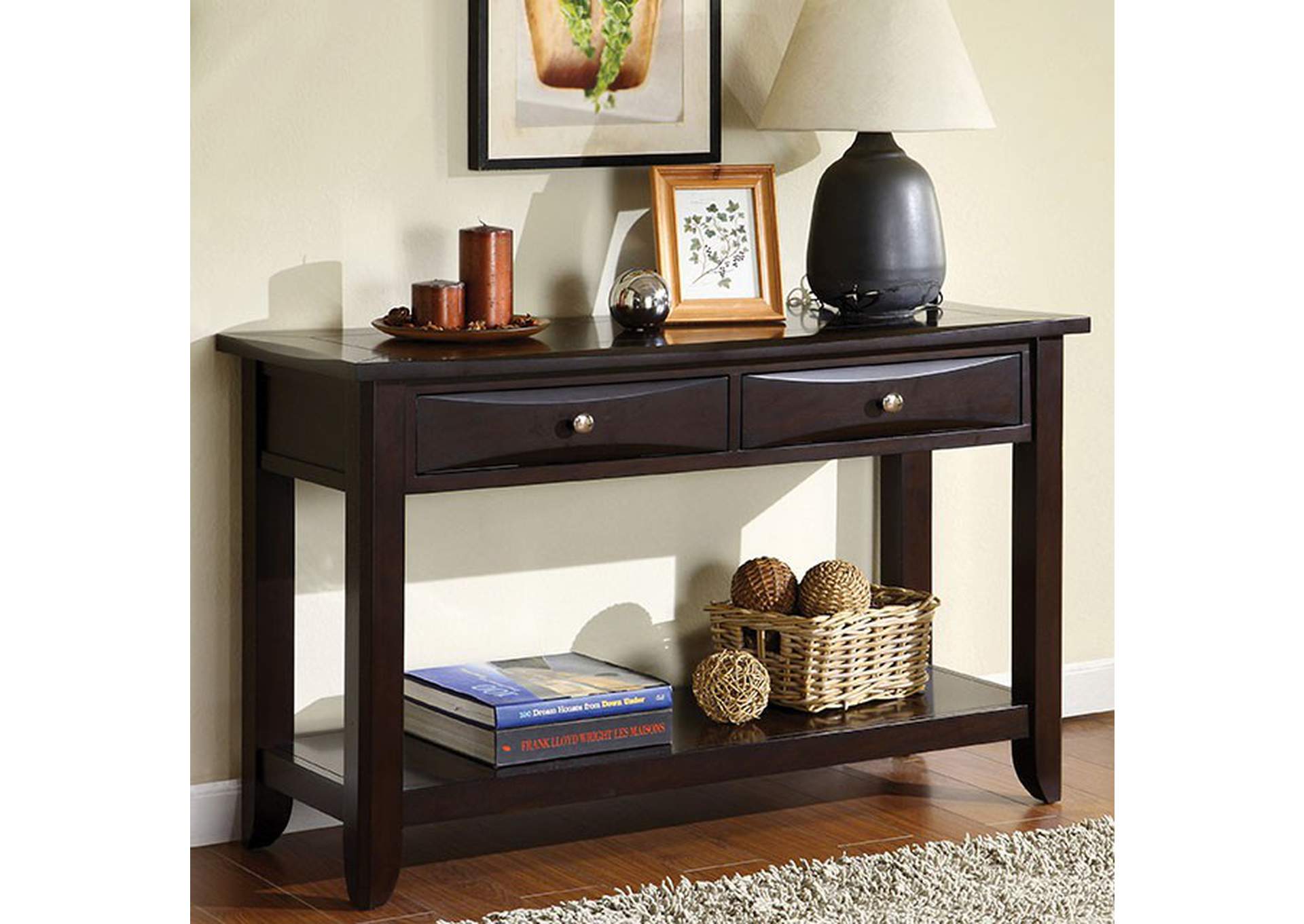 Baldwin Sofa Table,Furniture of America