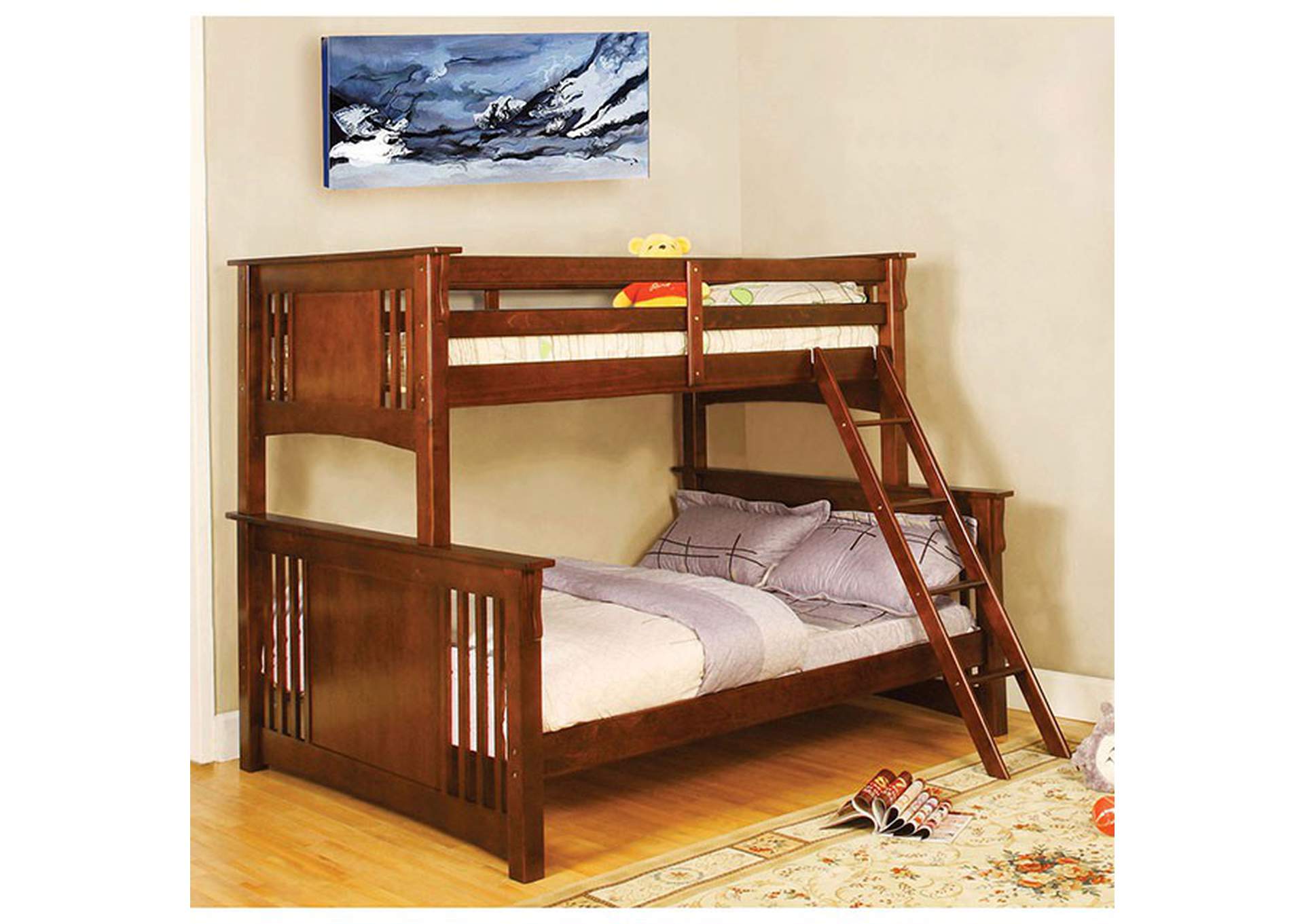 Spring Creek Twin/Full Bunk Bed,Furniture of America