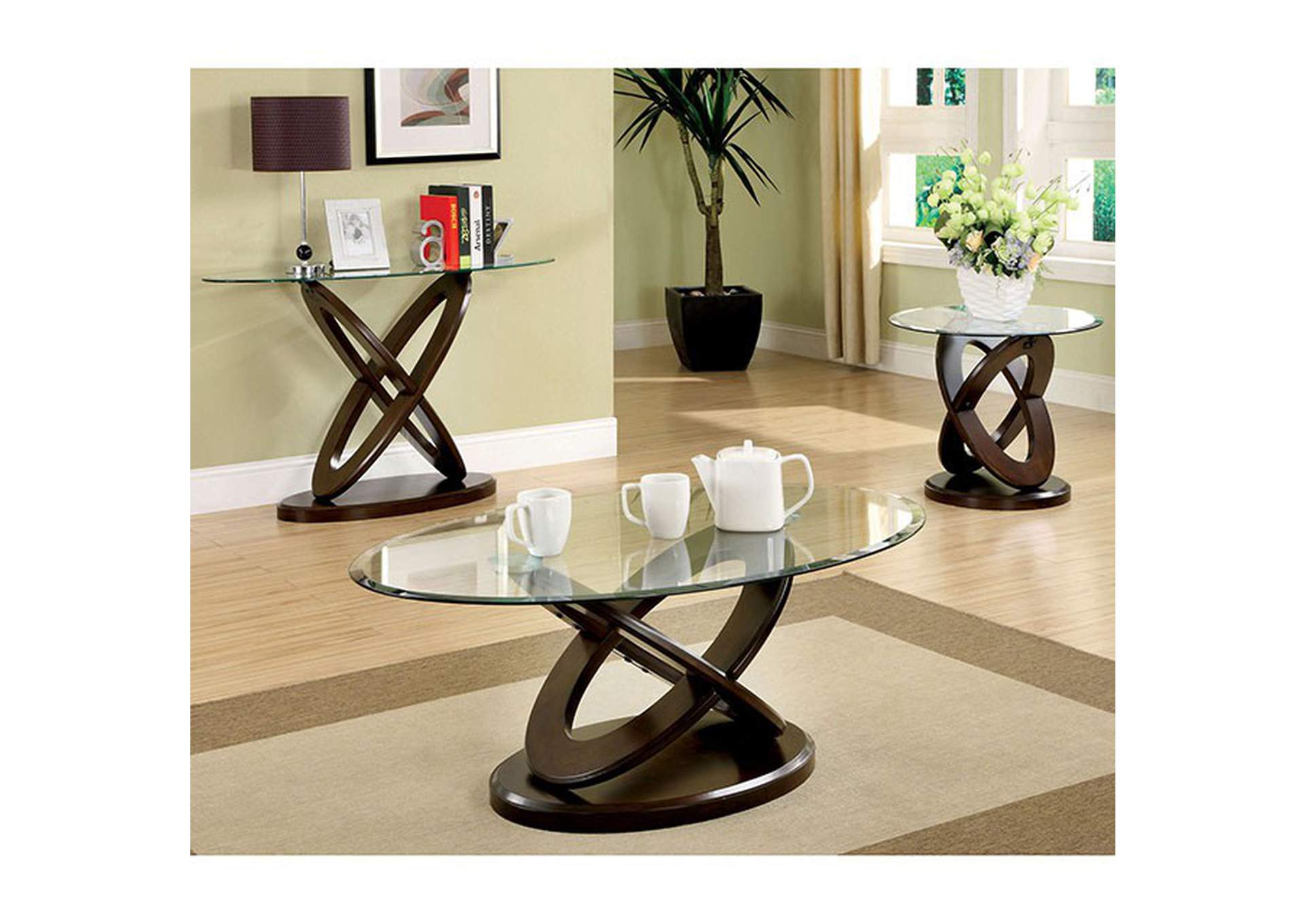 Atwood Round End Table,Furniture of America