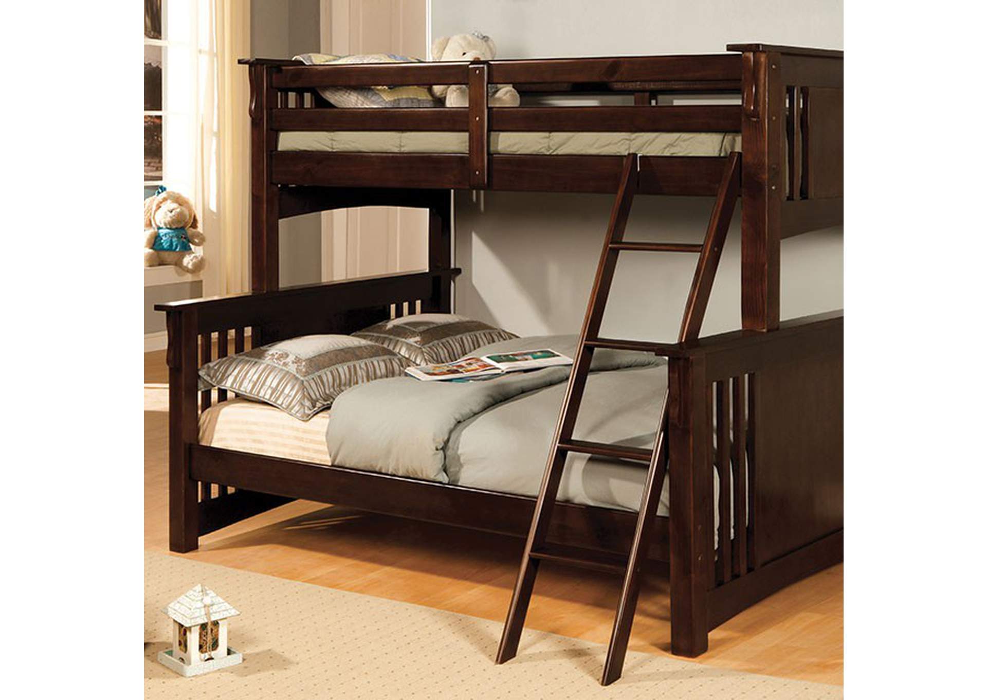 Spring Creek Twin/Full Bunk Bed,Furniture of America