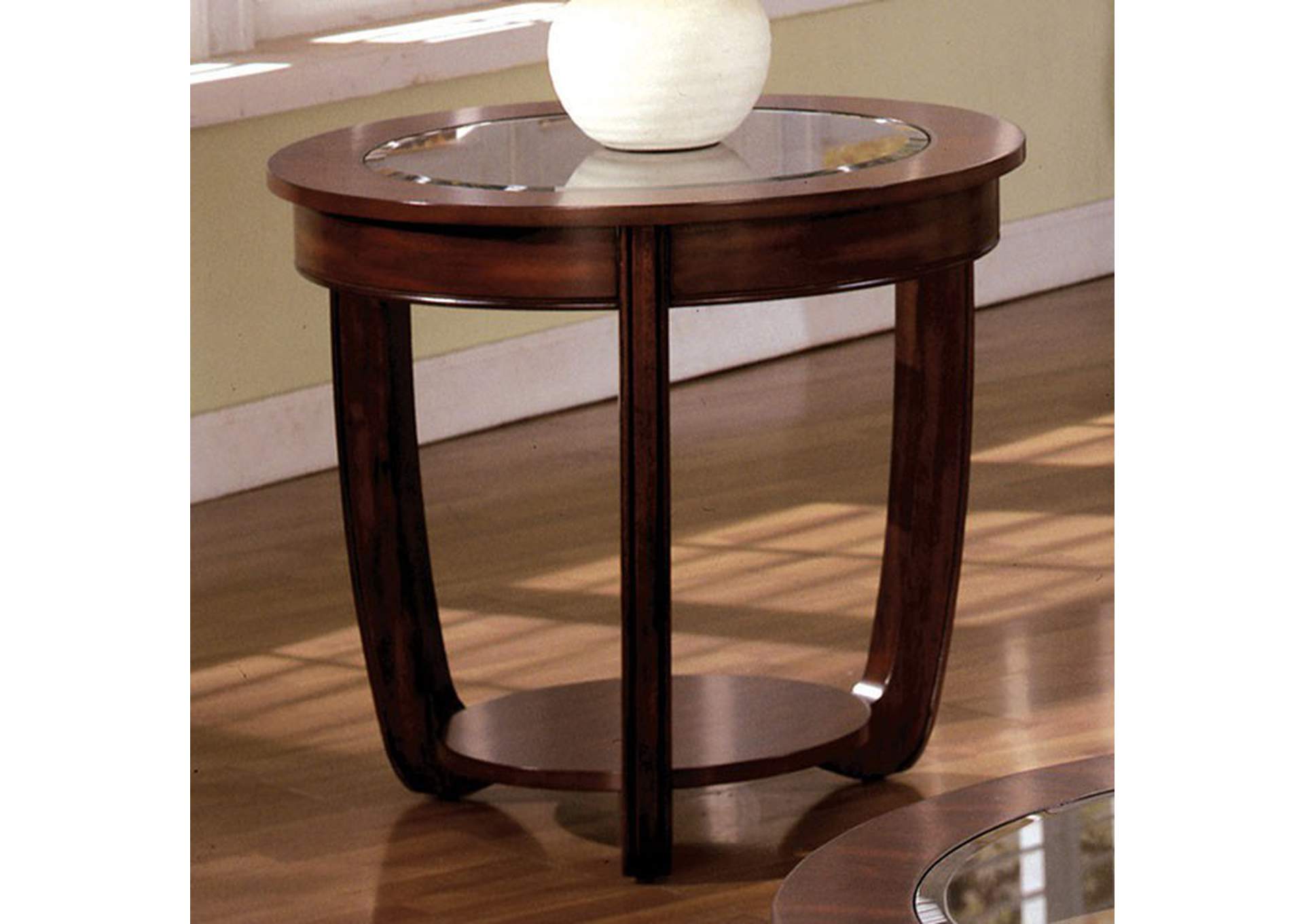 Crystal Falls End Table,Furniture of America