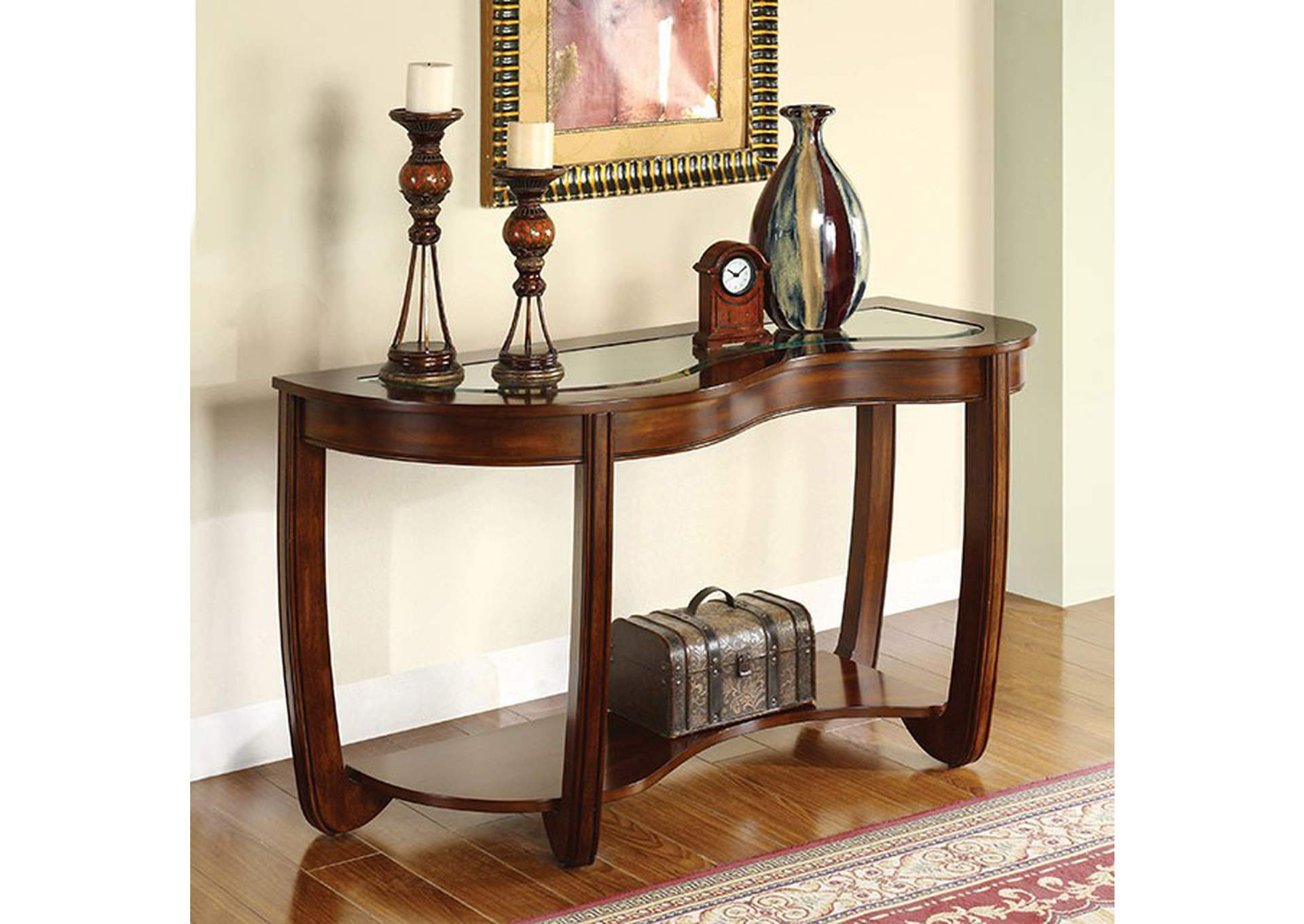 Crystal Falls Sofa Table,Furniture of America