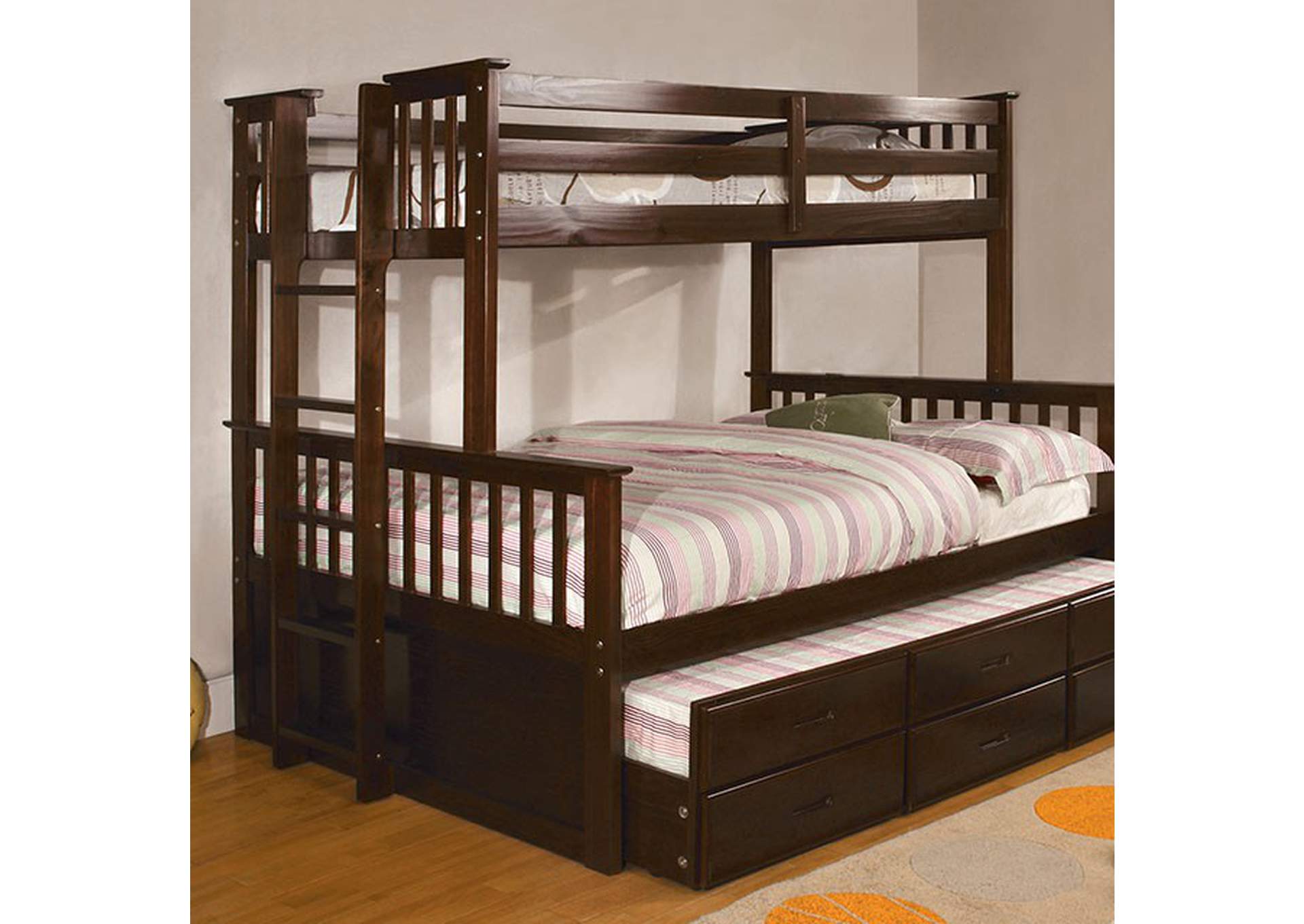 University Twin/Full Bunk Bed,Furniture of America