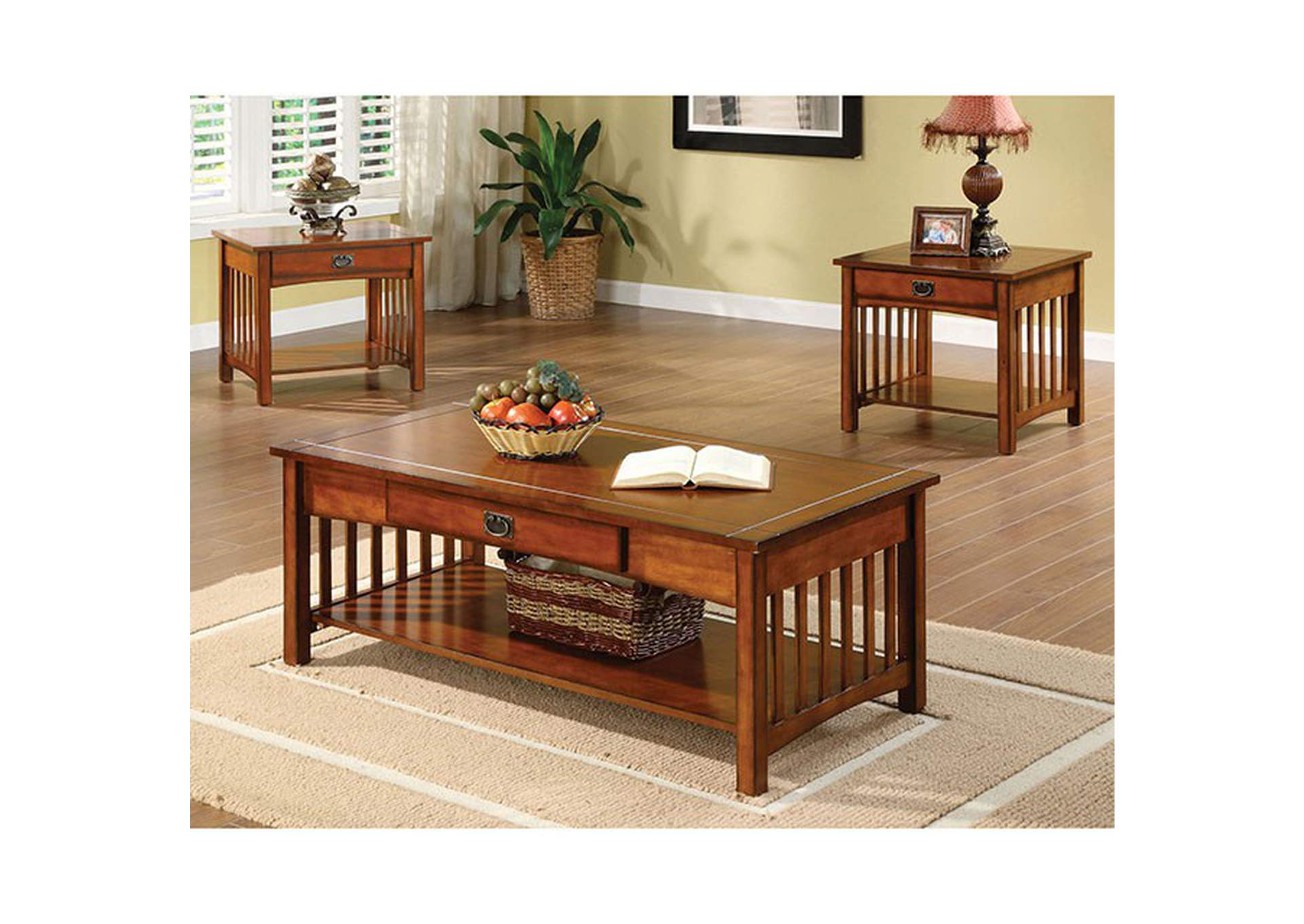 Seville 3 Pc. Table Set,Furniture of America