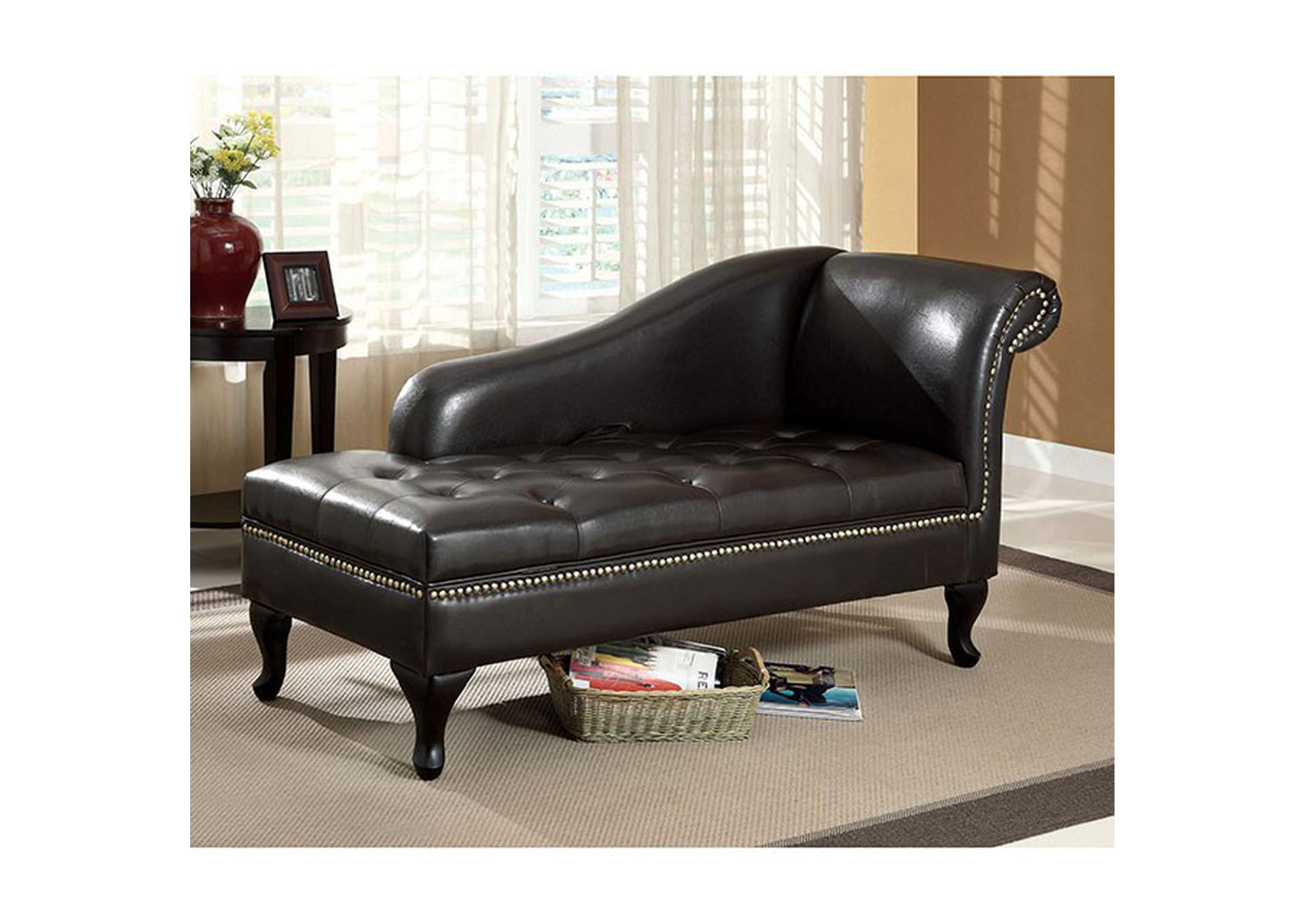 Lakeport Chaise,Furniture of America