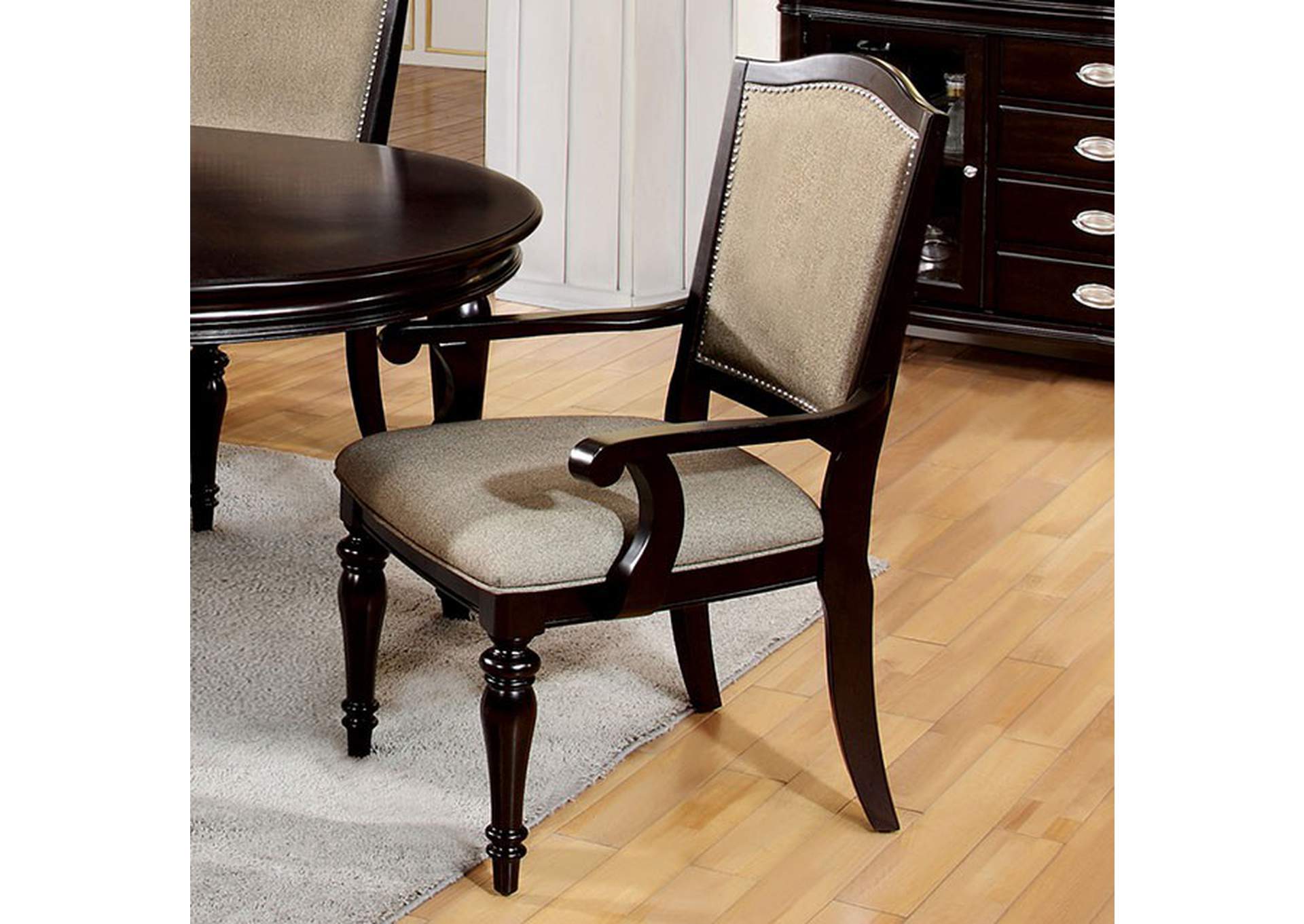 Harrington Arm Chair (2/Box),Furniture of America