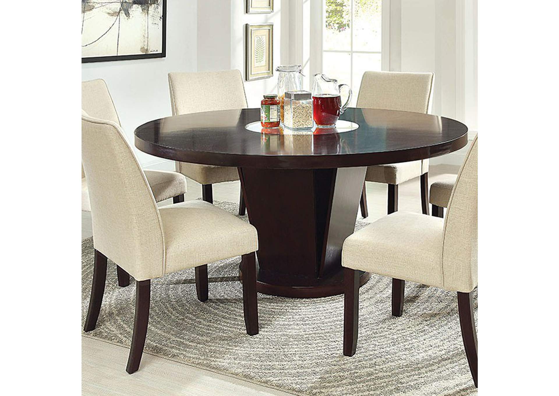 Cimma Round Dining Table,Furniture of America