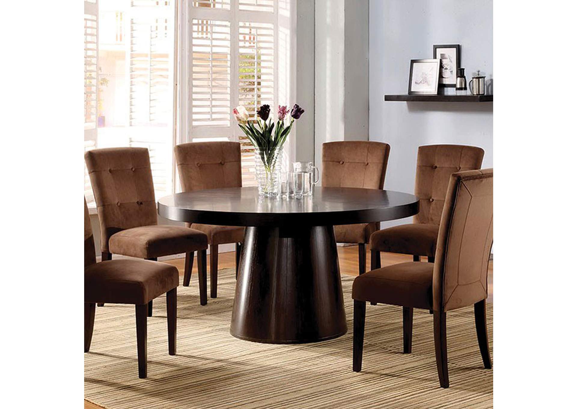 Havana Round Dining Table,Furniture of America