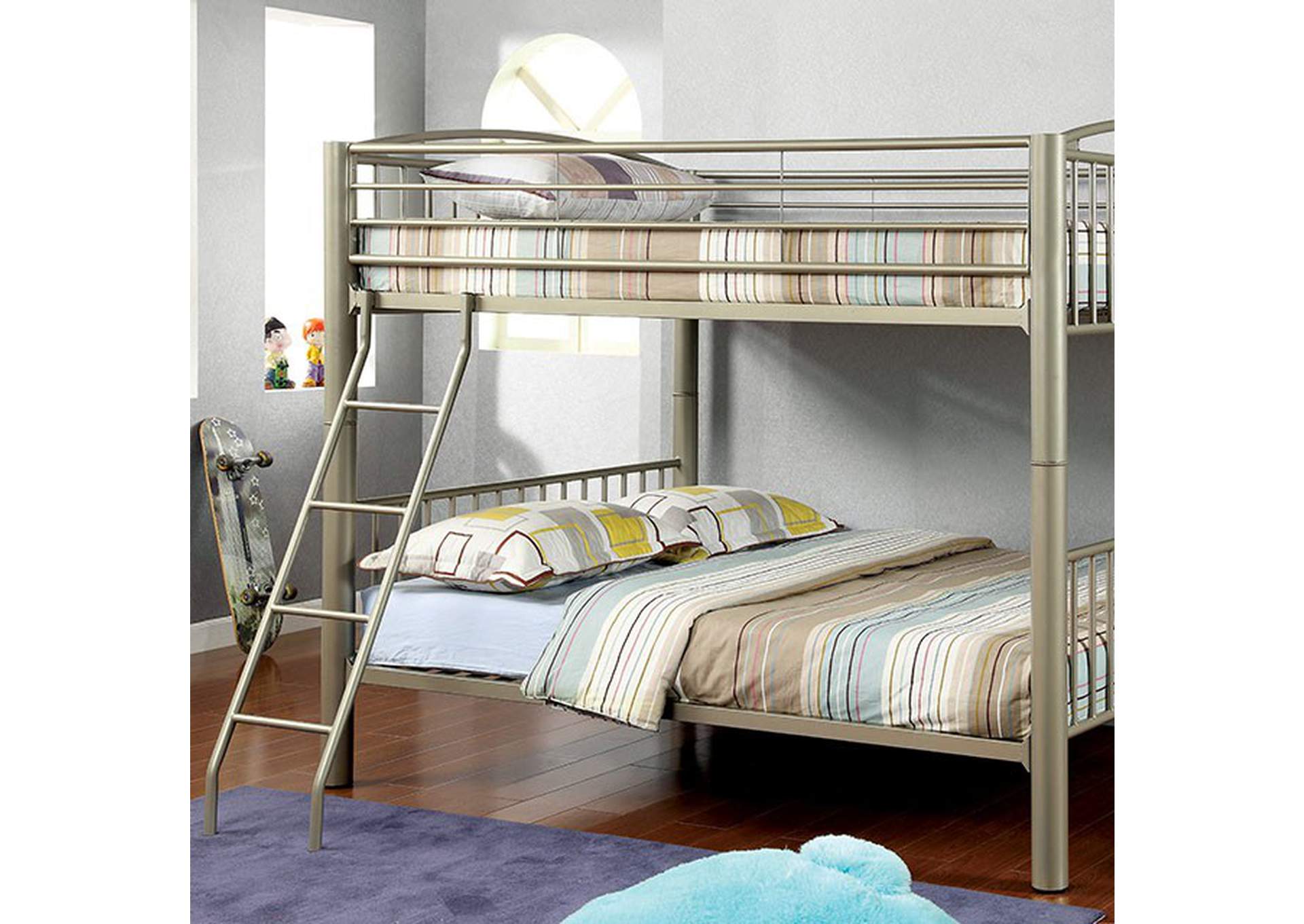 Lovia Full/Full Bunk Bed,Furniture of America