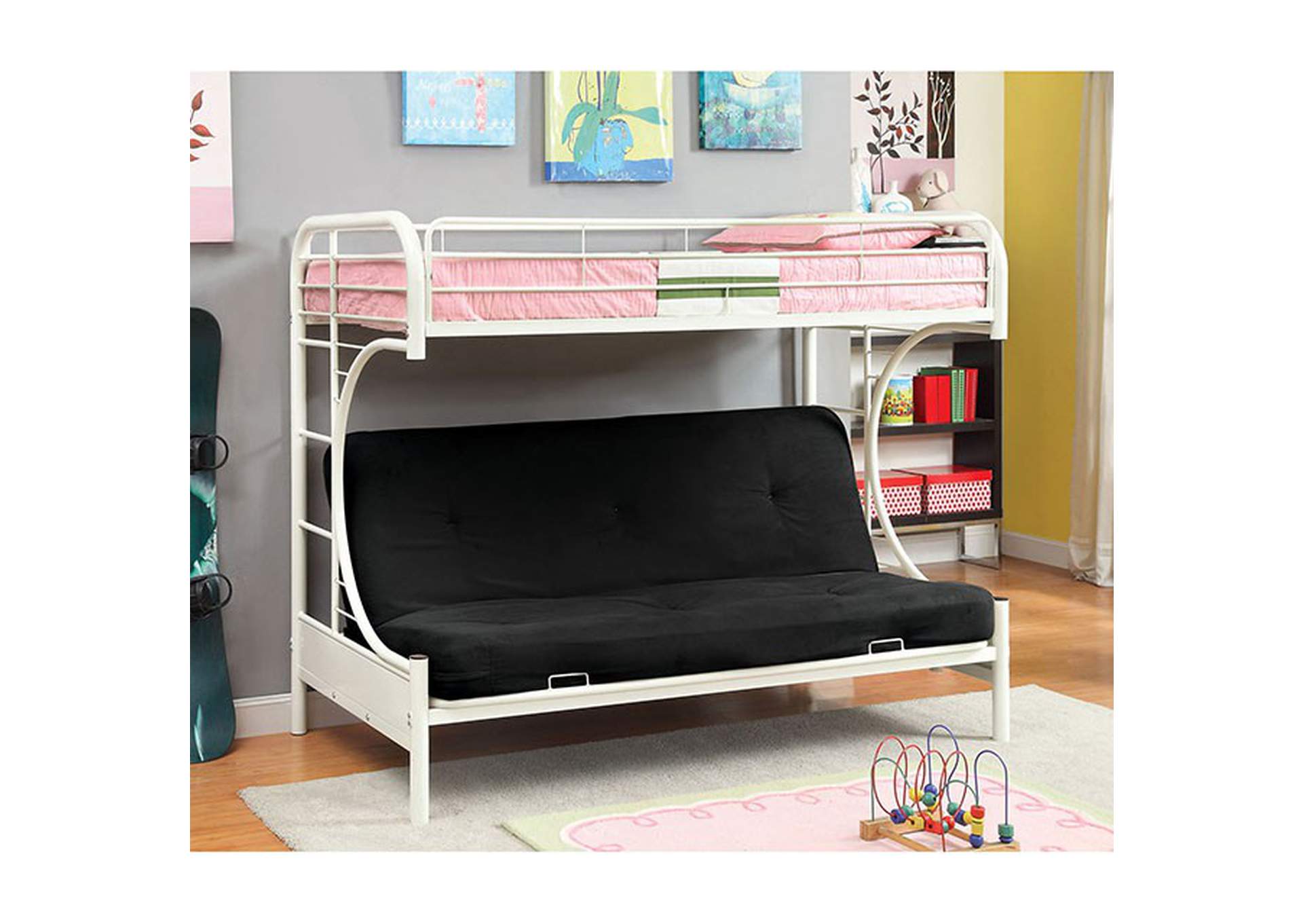 Rainbow Bunk Bed,Furniture of America