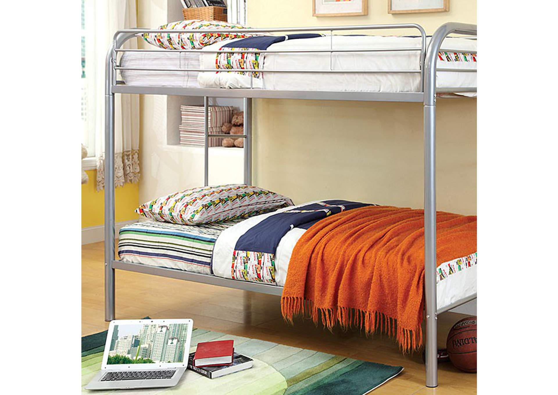 Rainbow Twin/Twin Bunk Bed,Furniture of America