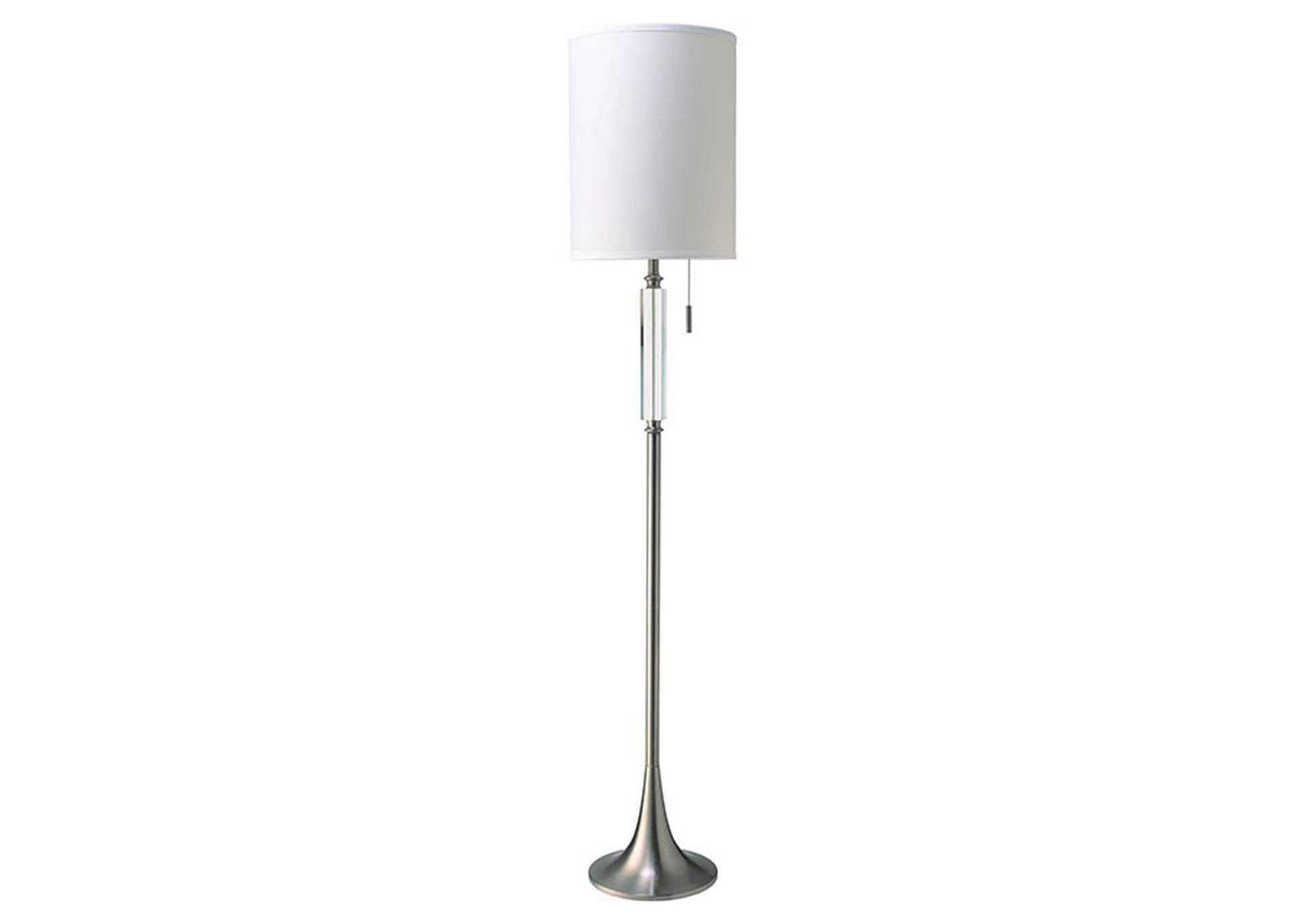 Aya White Floor Lamp,Furniture of America