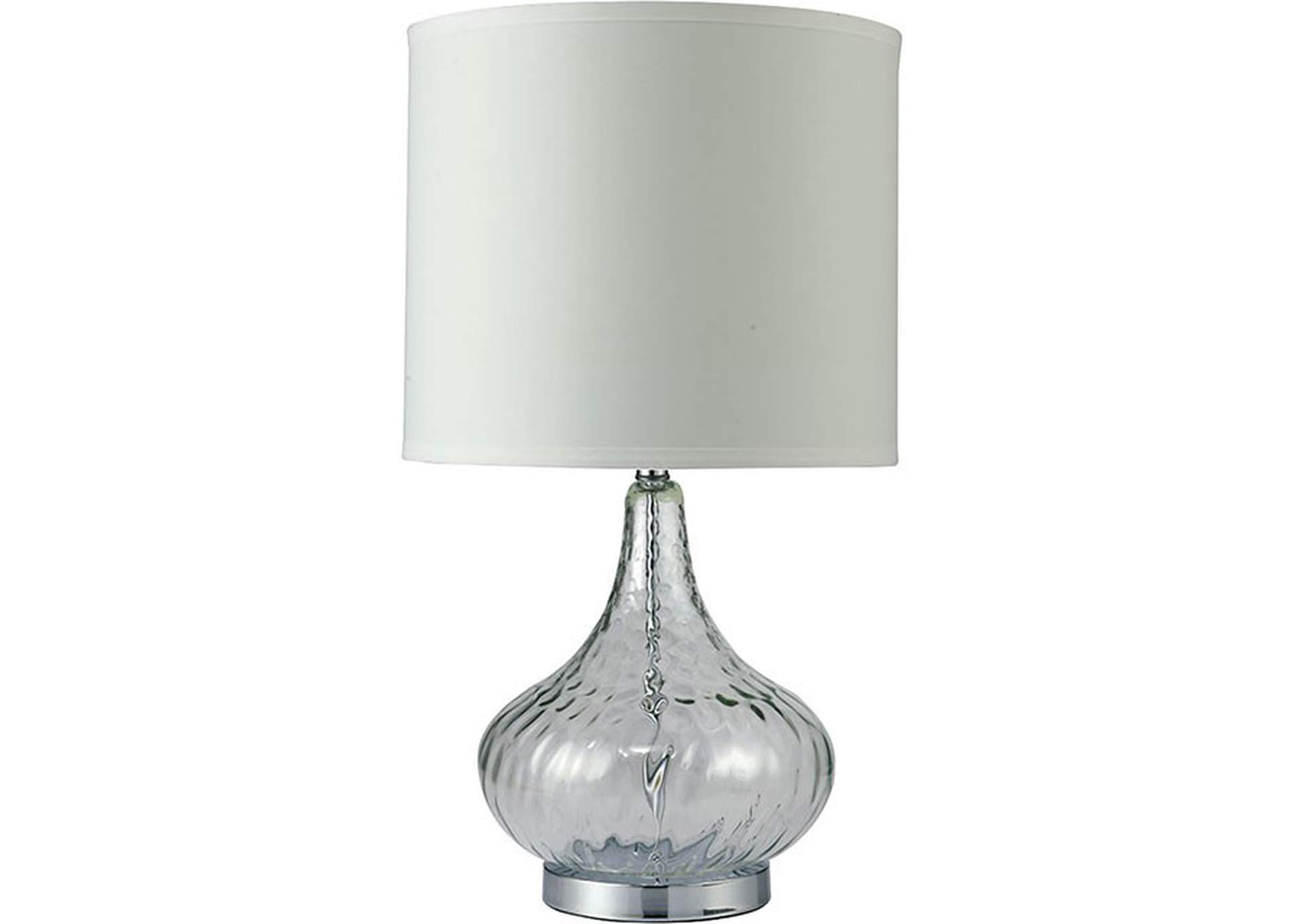 Donna Clear Table Lamp,Furniture of America
