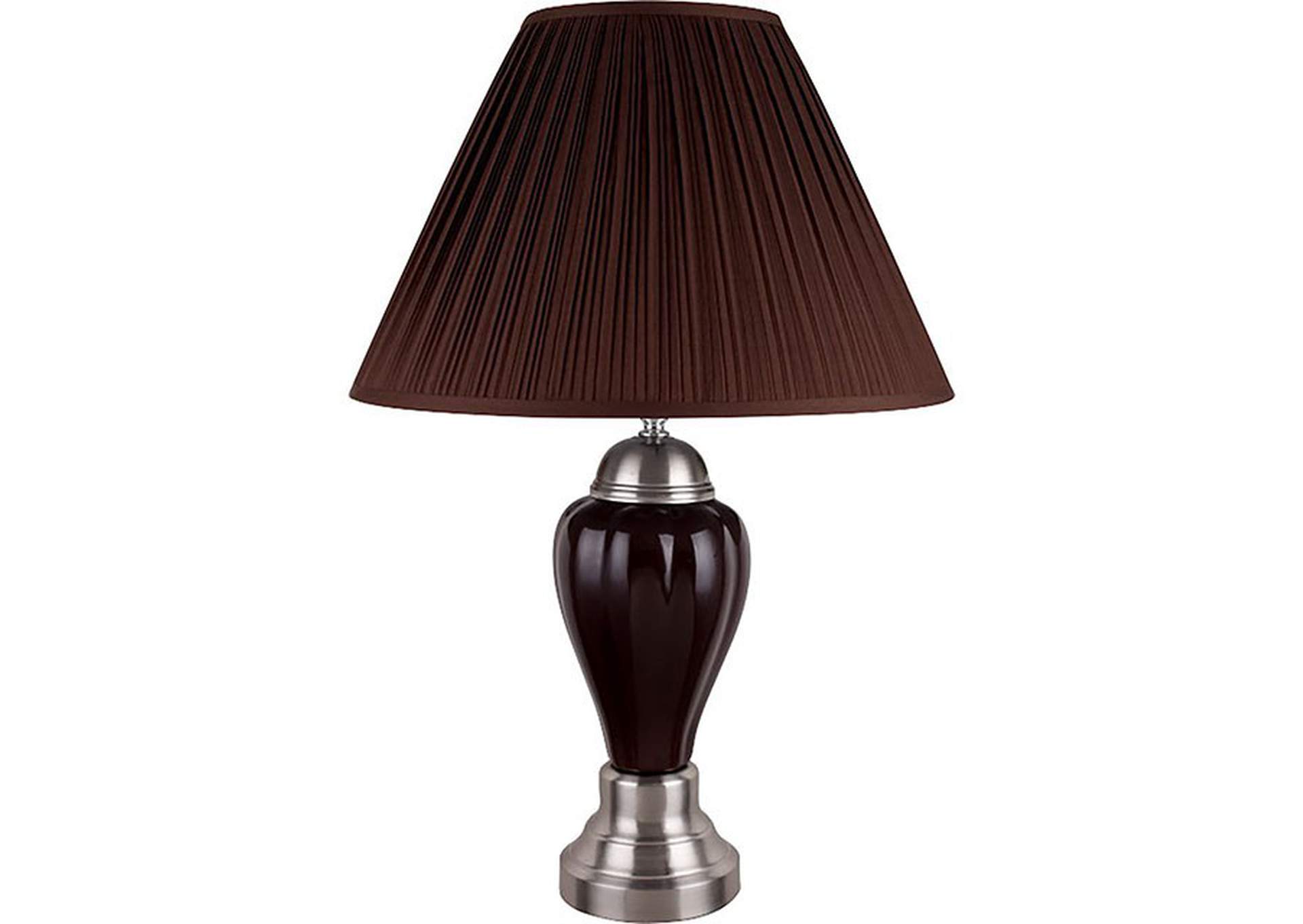Hanna Espresso Table Lamp,Furniture of America