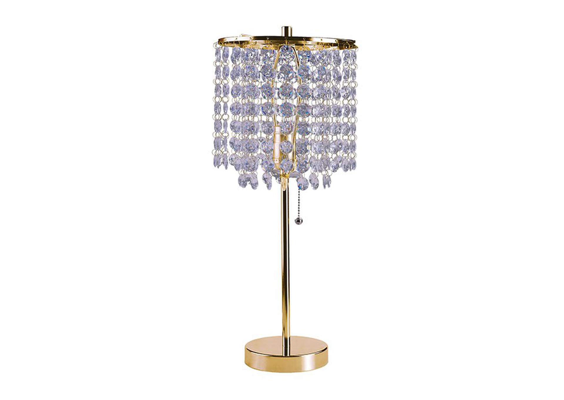 Ira Gold Table Lamp,Furniture of America