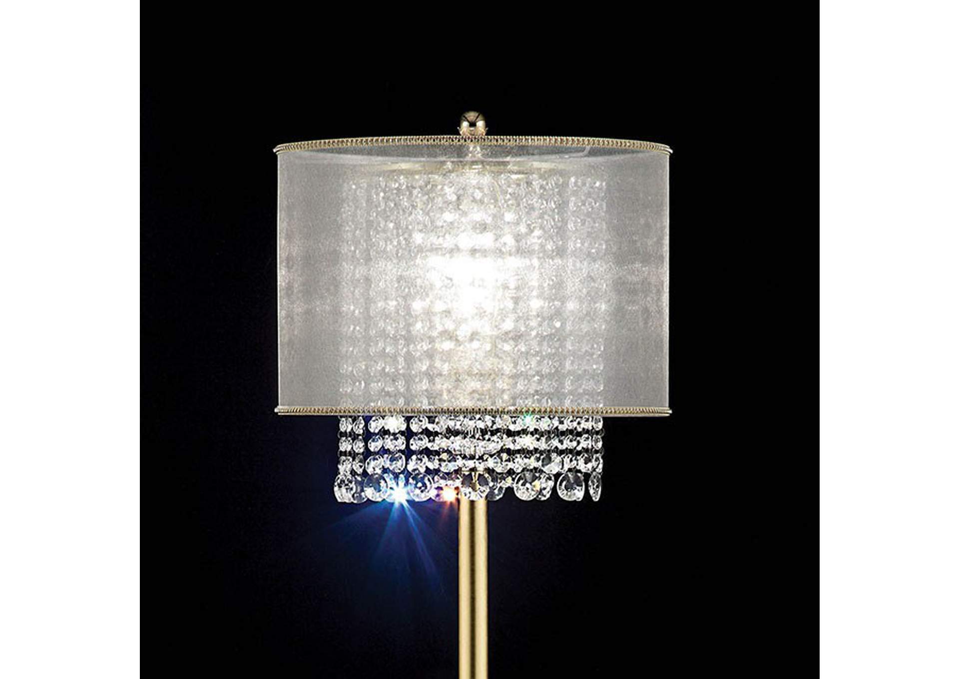 Ana Gold Floor Lamp,Furniture of America