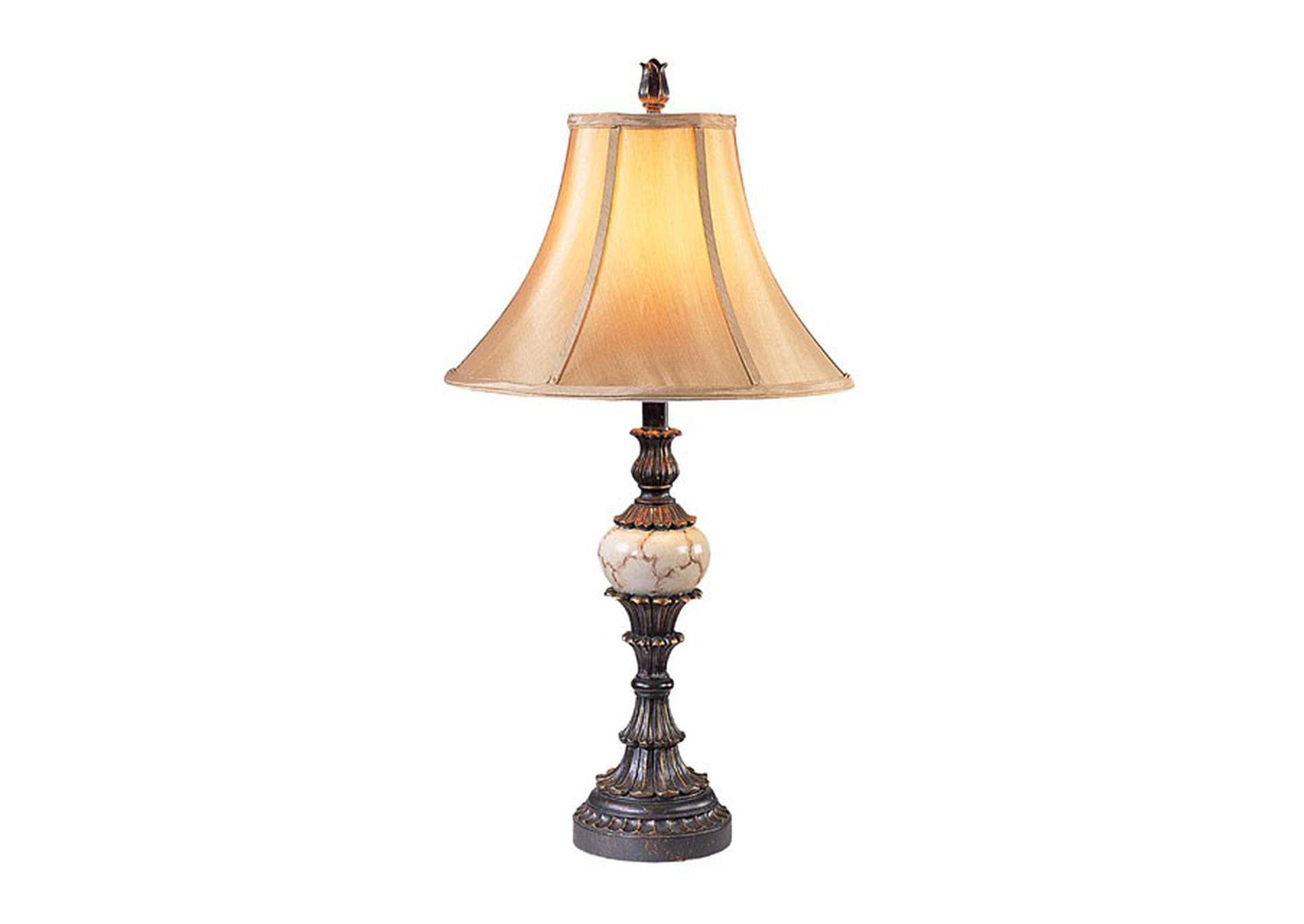 Rosalie Antique Black Table Lamp [Set of 2],Furniture of America