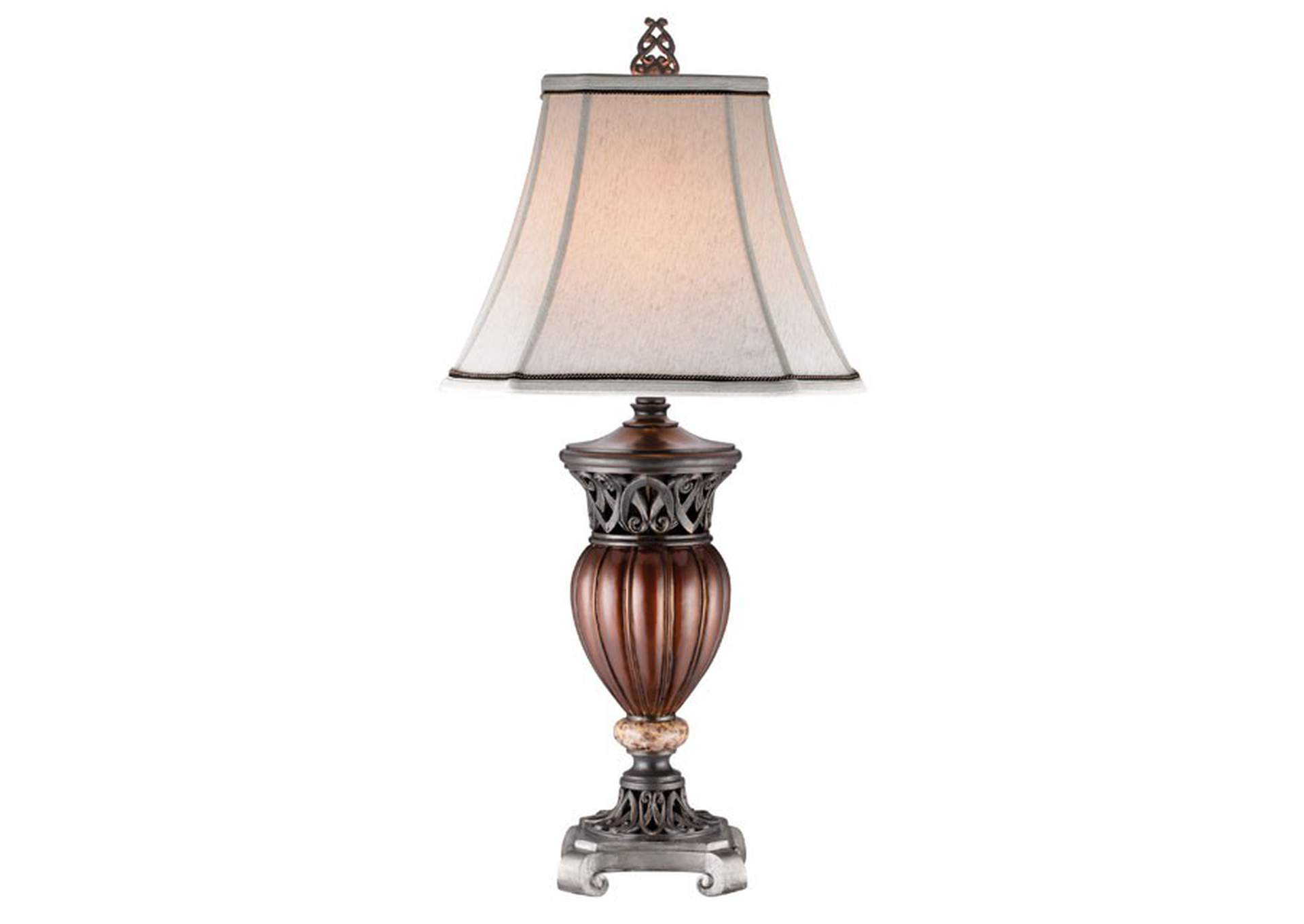 Luna Brown Table Lamp [Set of 2],Furniture of America