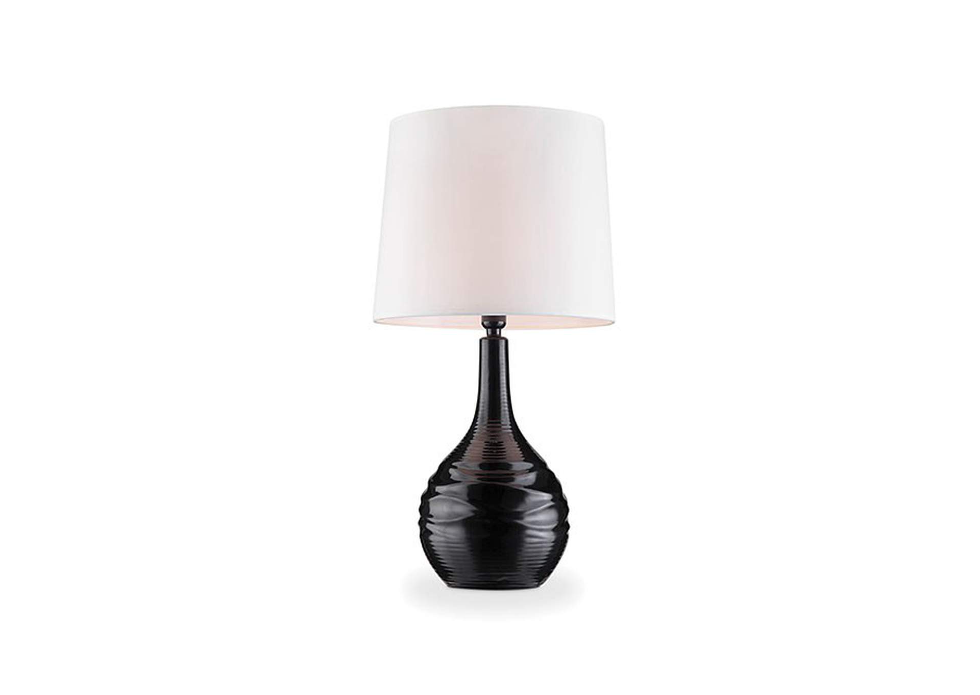 Ida Black Table Lamp,Furniture of America