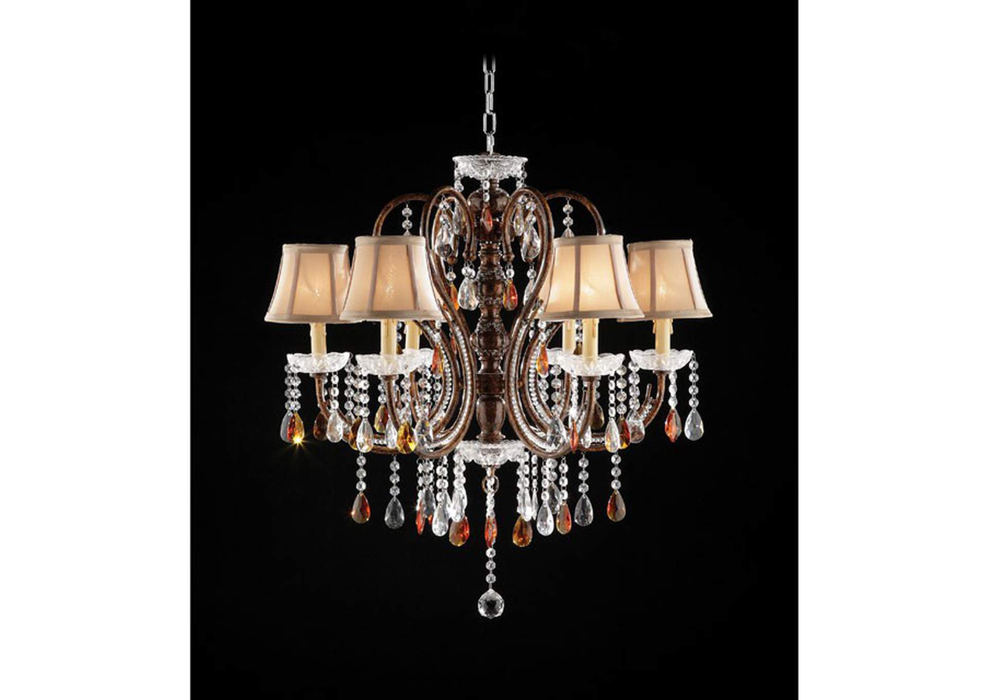 Juliet Golden Brown Ceiling Lamp,Furniture of America
