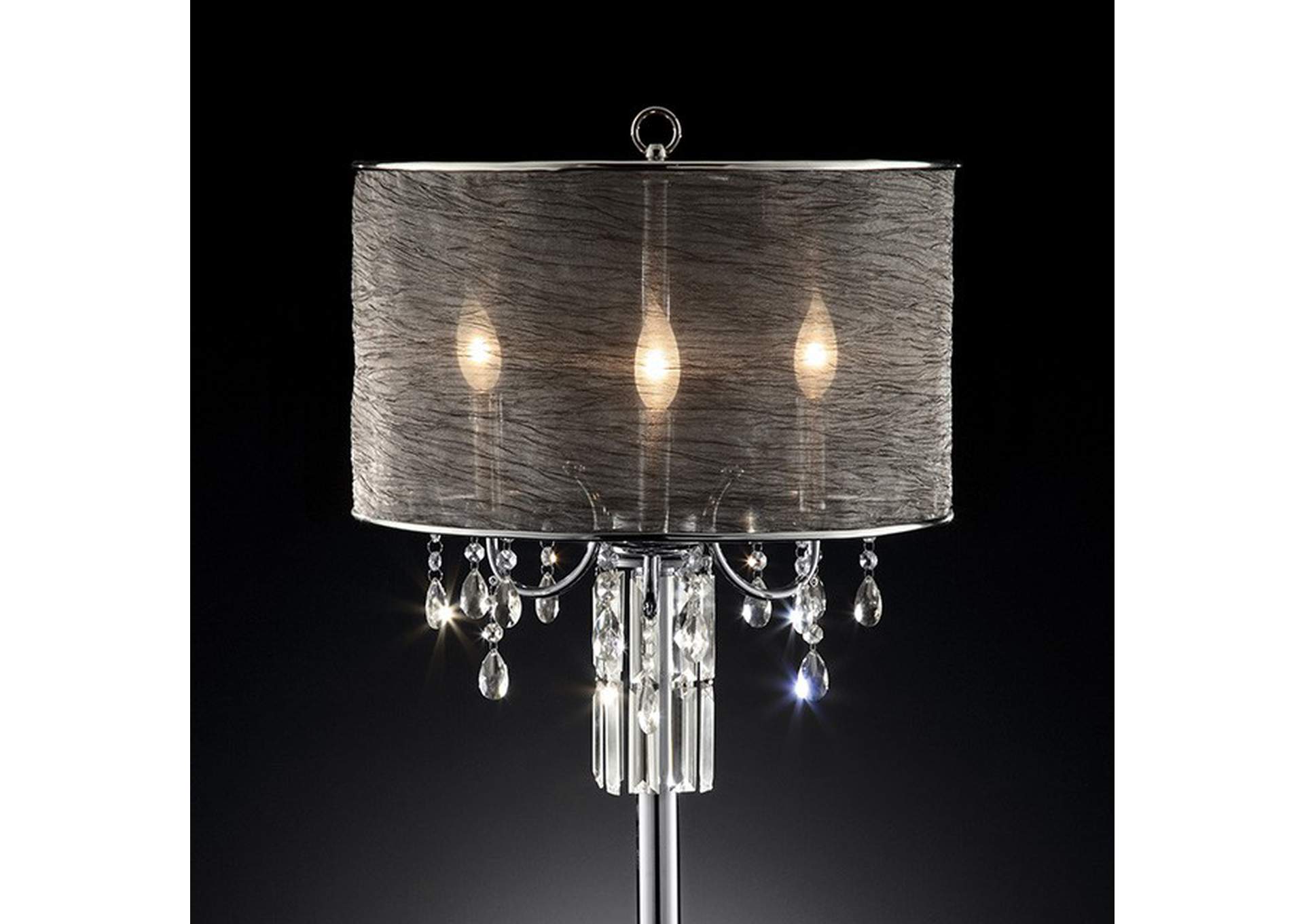 Gina Chrome Table Lamp,Furniture of America