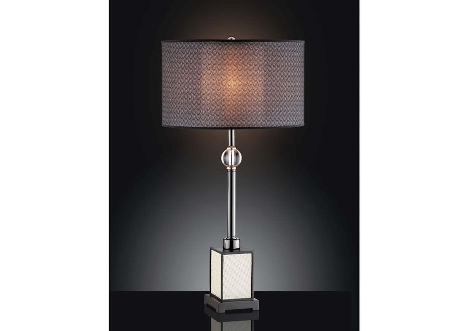 Magda Black Table Lamp,Furniture of America