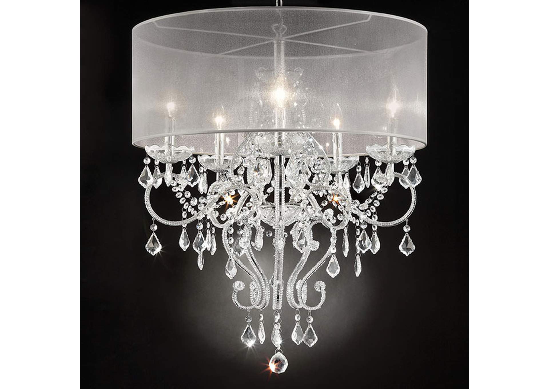 Rigel Silver Ceiling Lamp,Furniture of America