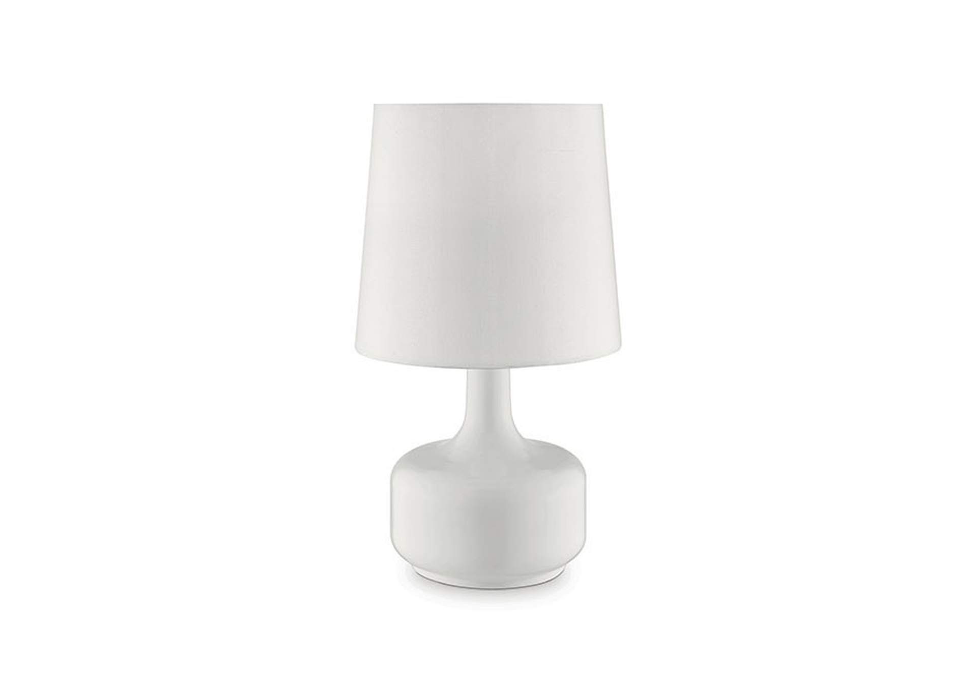 Farah White Table Lamp,Furniture of America