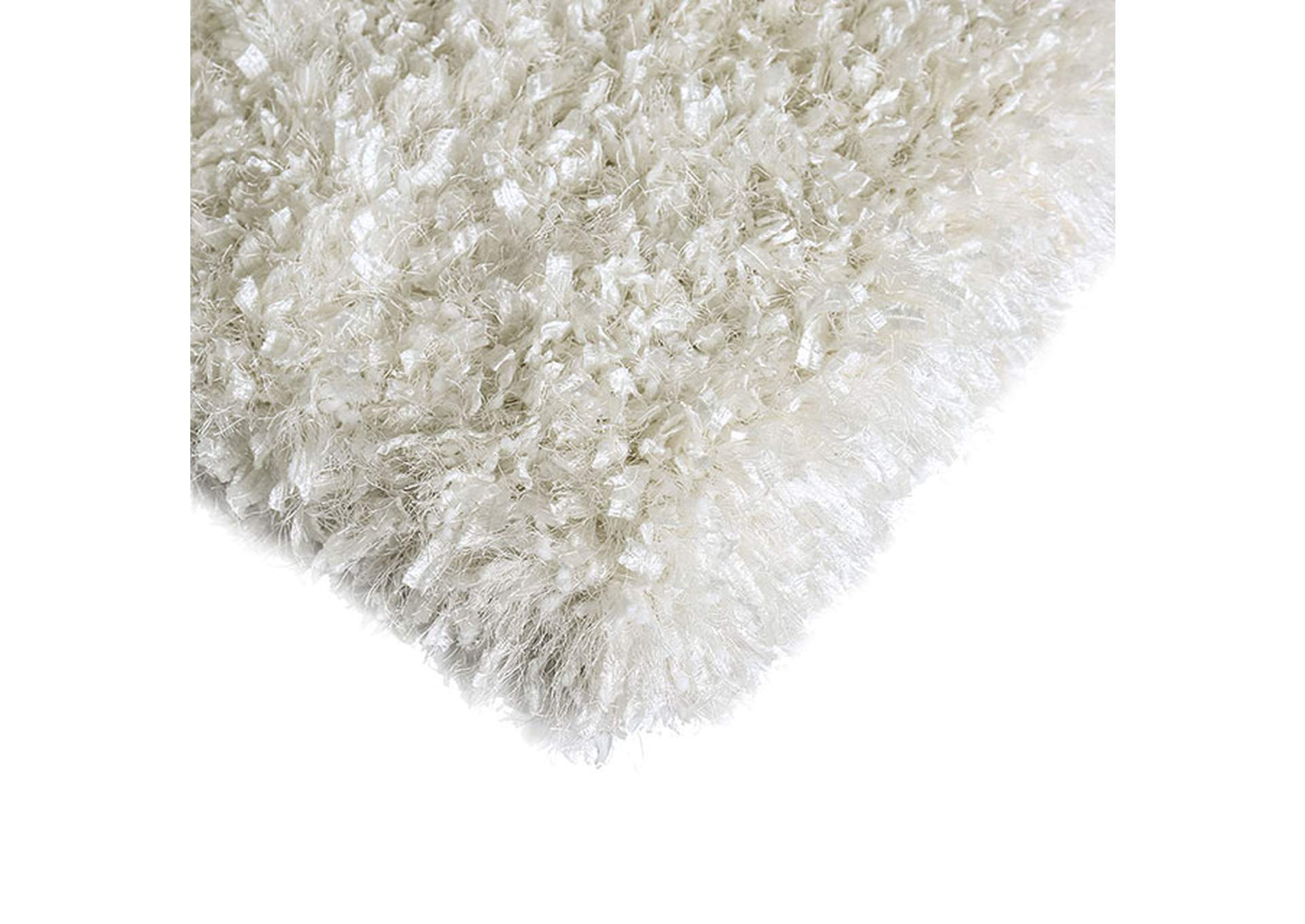 White Area Rug Tempo Collection, How Big Is A 5 By 7 Area Rug