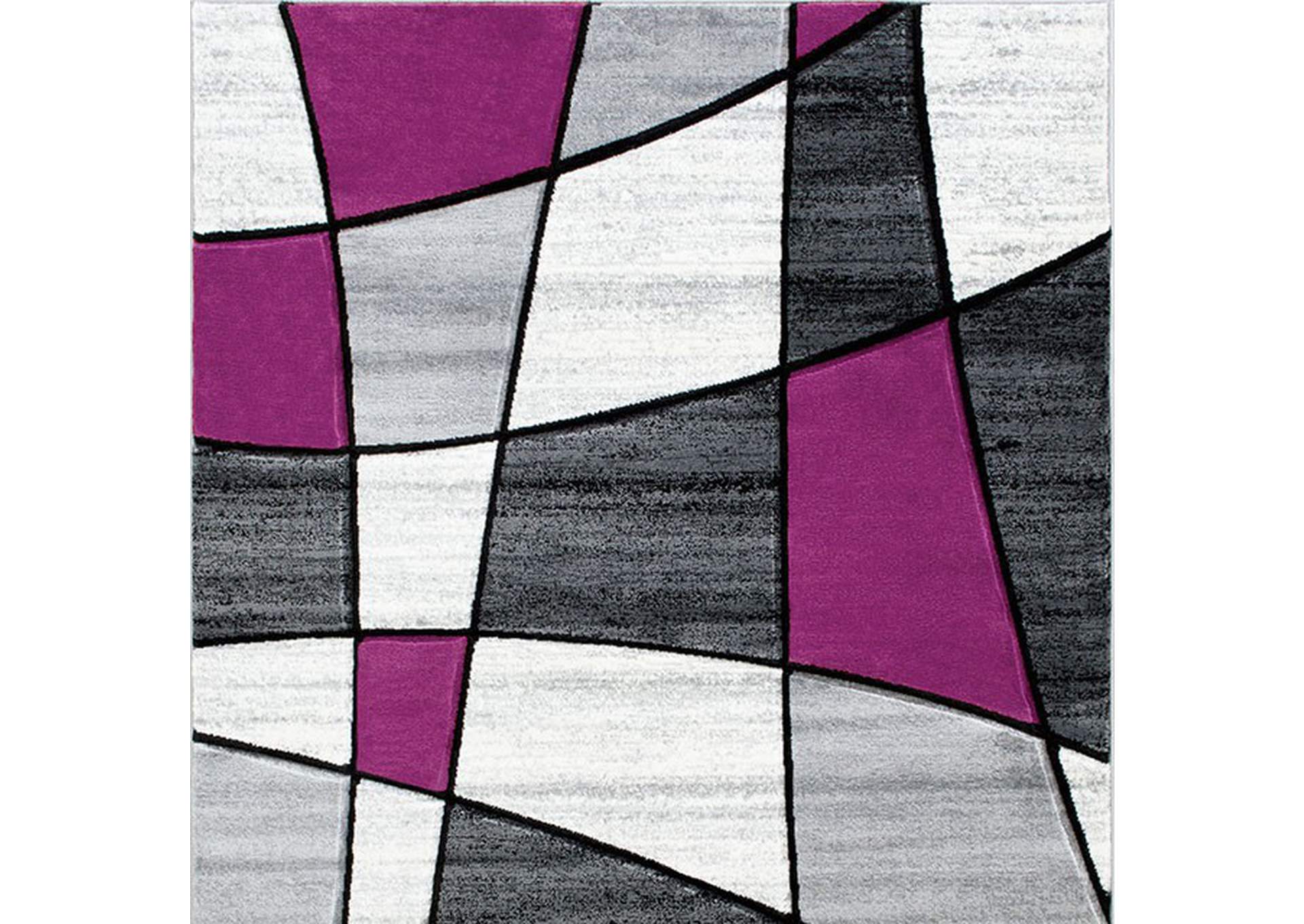 Niksar Gray/Purple Area Rug,Furniture of America