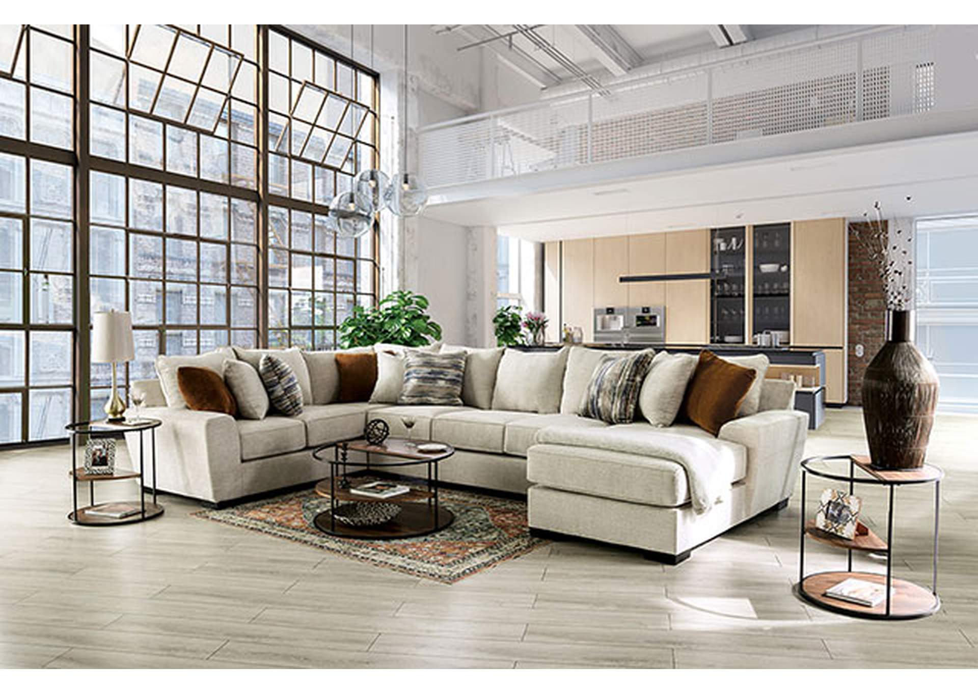 Rusborough Sectional,Furniture of America