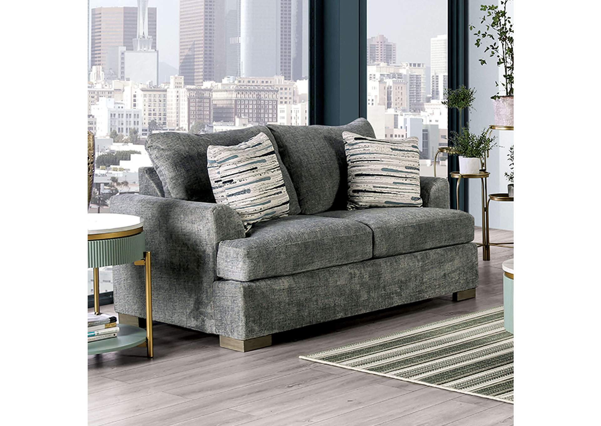 Leytonstone Loveseat,Furniture of America